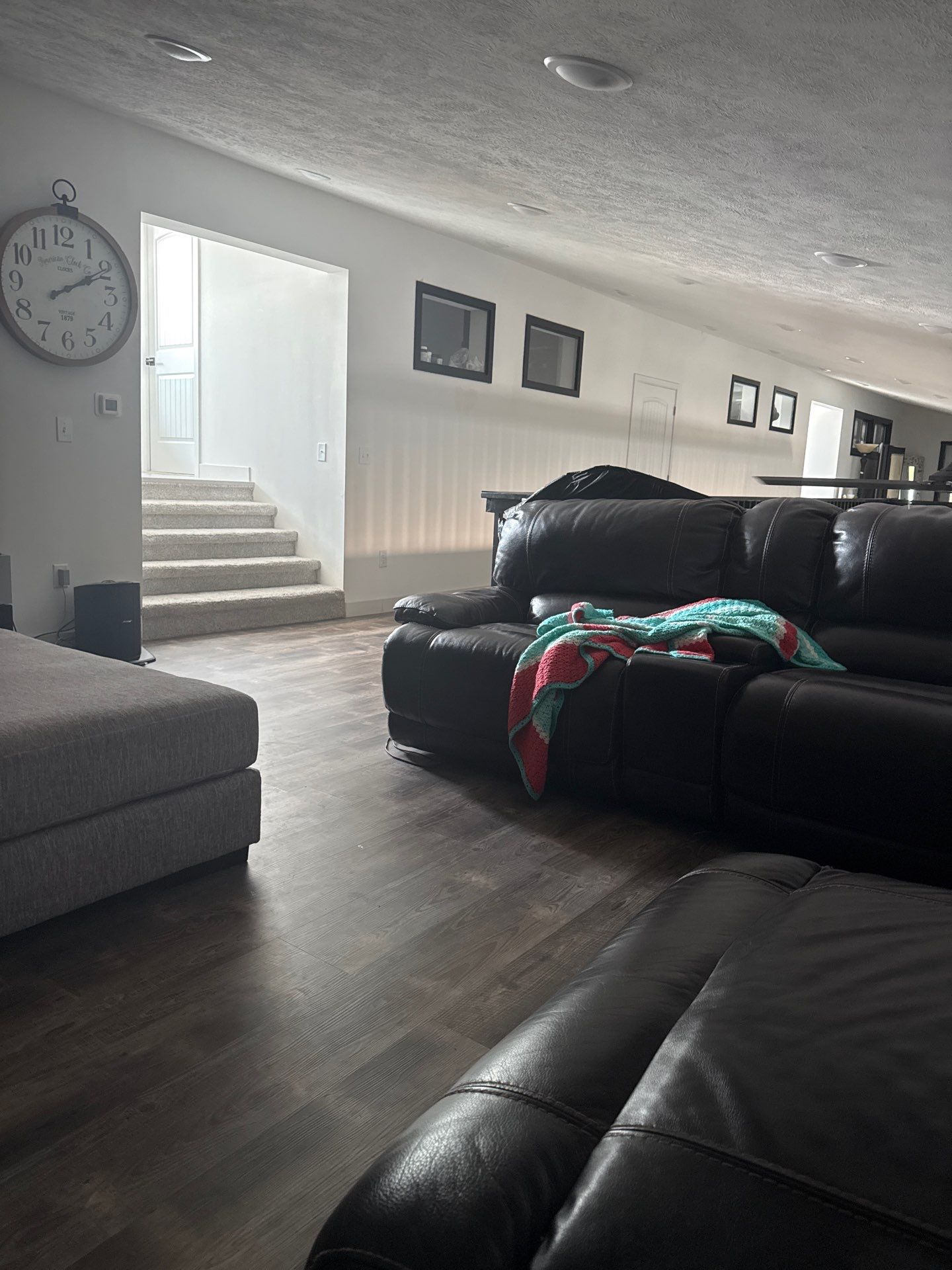 Living Room Interior Remodel with Wood-Look Plank Flooring in Scottsbluff by CompanyCam Sales Demo