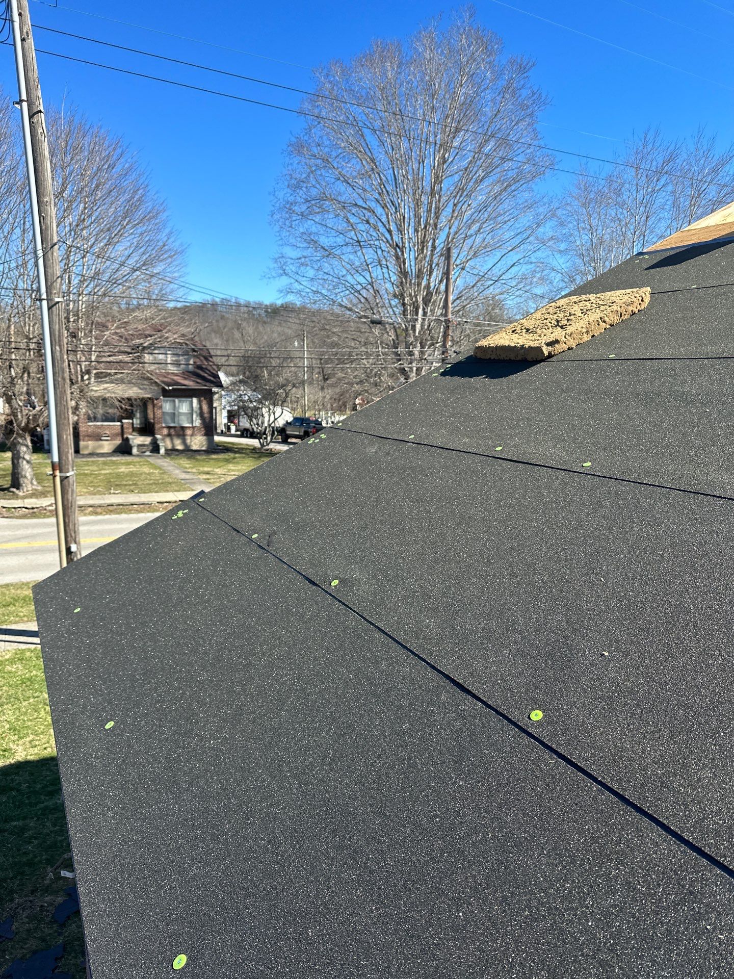 Residential Roofing Installation using GAF Timberline HDZ Charcoal by Nitro Roofing and Construction
