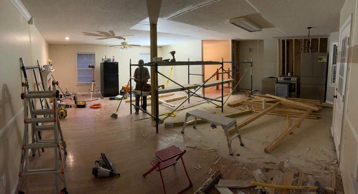 Russet Woods Flip House by Pillar and Pine