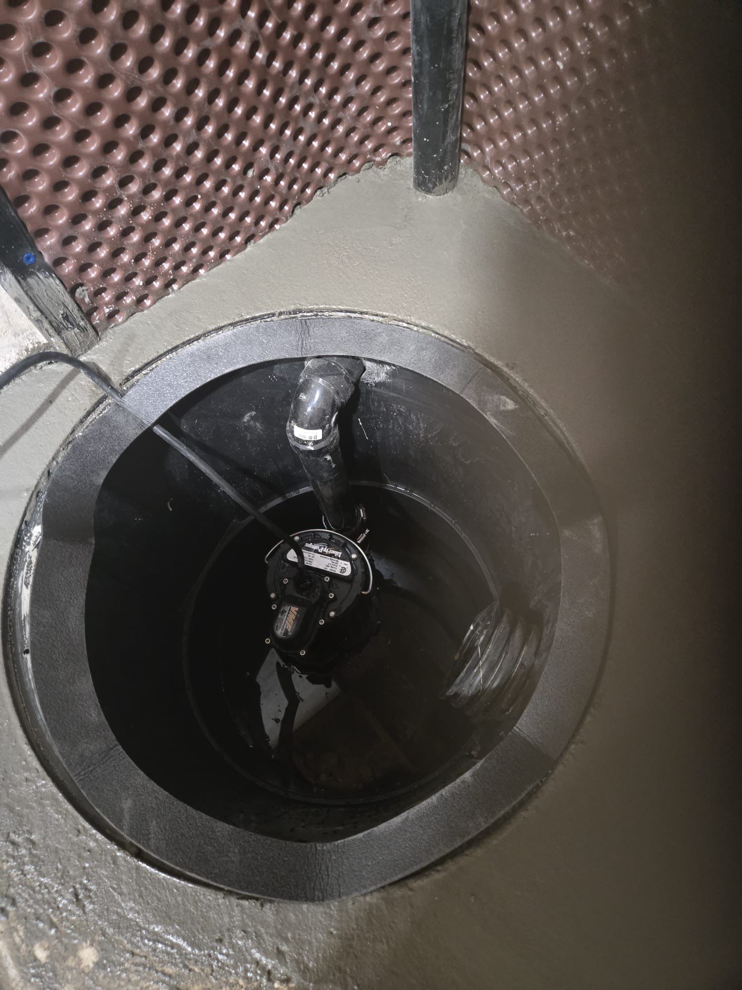 Interior French Drain and Sump Pump Installation in Vaughan by Canada Waterproofers Inc