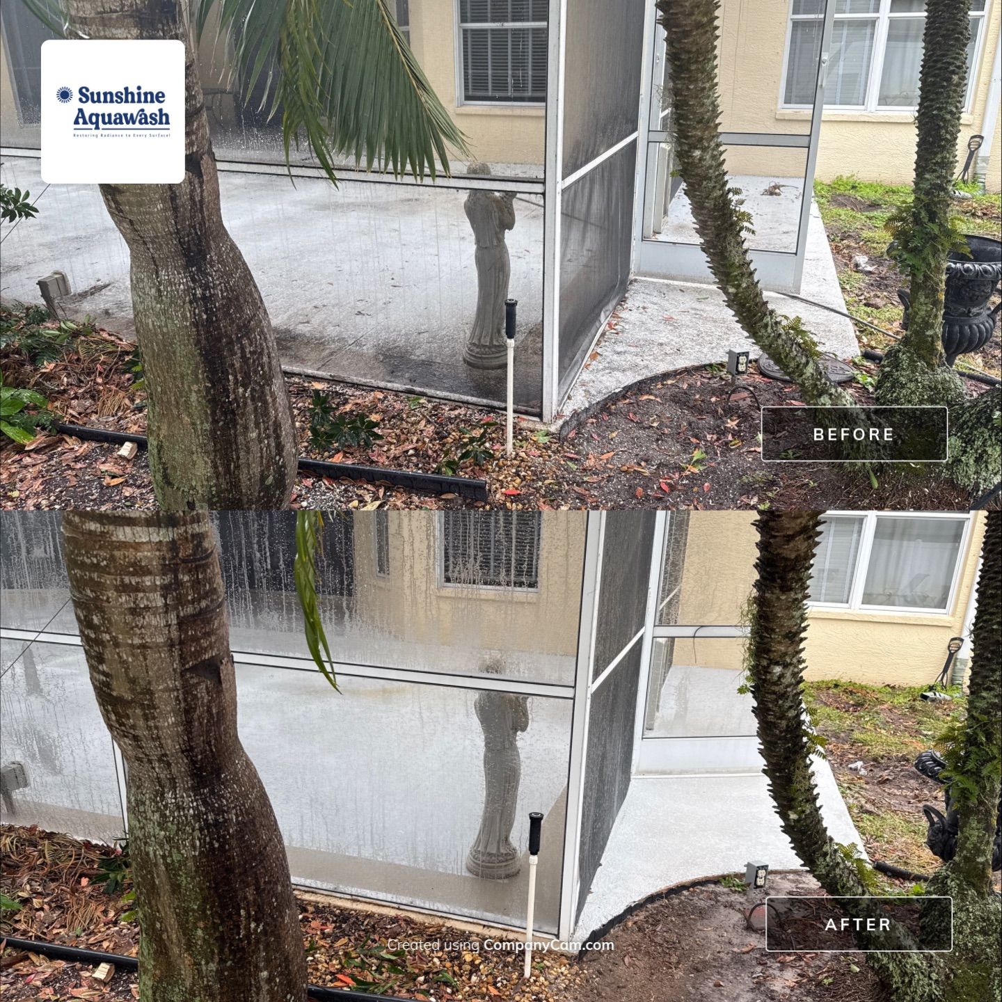 Lanai & Screen Enclosure Cleaning, Paver and Fence Cleaning by Sunshine AquaWash
