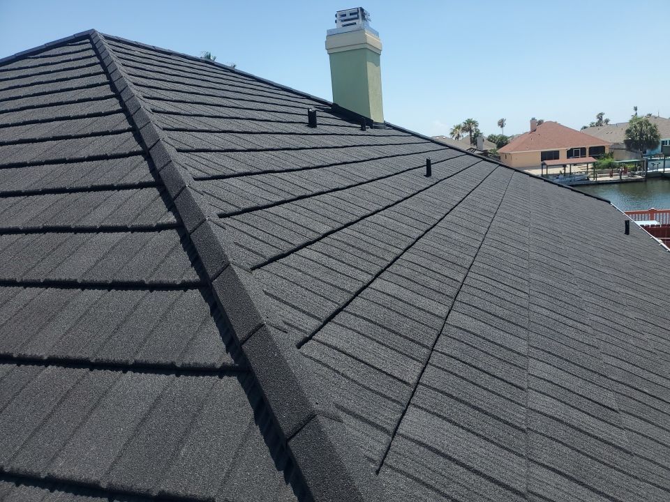 Residential Roofing Installation using Tilcor Stone Coated Steel Roofing by Lighthouse Roofing
