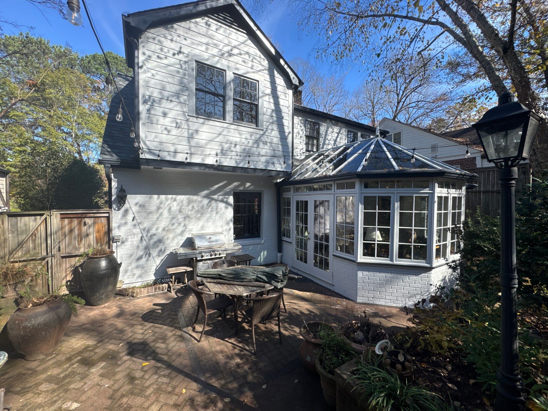 Full Exterior Painting and Trim Refinement for Atlanta Brick Residence by Swift Home Renovations
