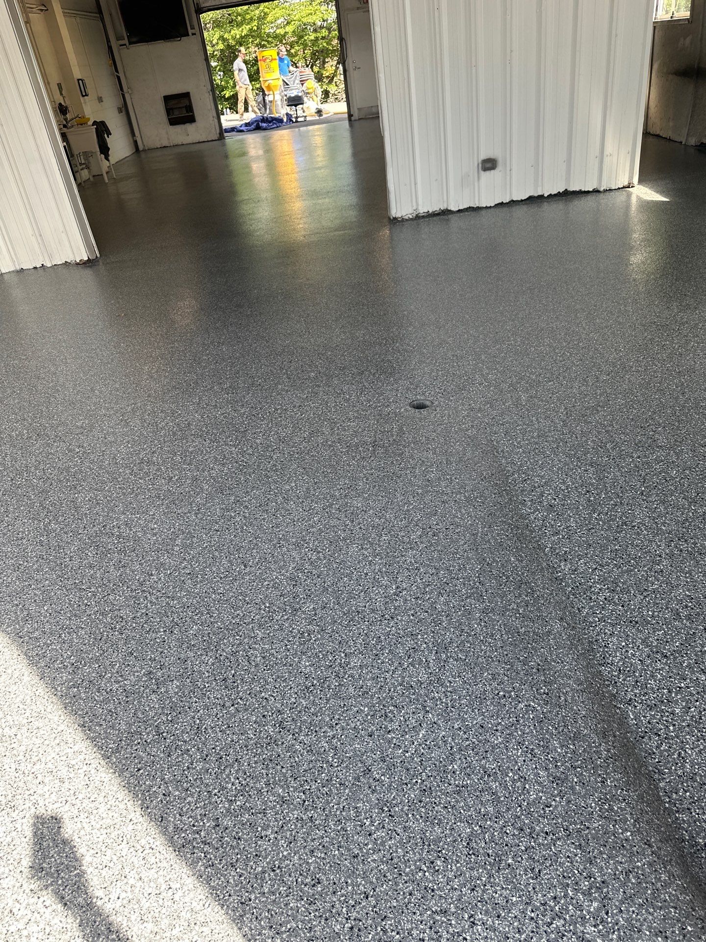Commercial Floor Coating using Wombat by My Garage Floor Guys