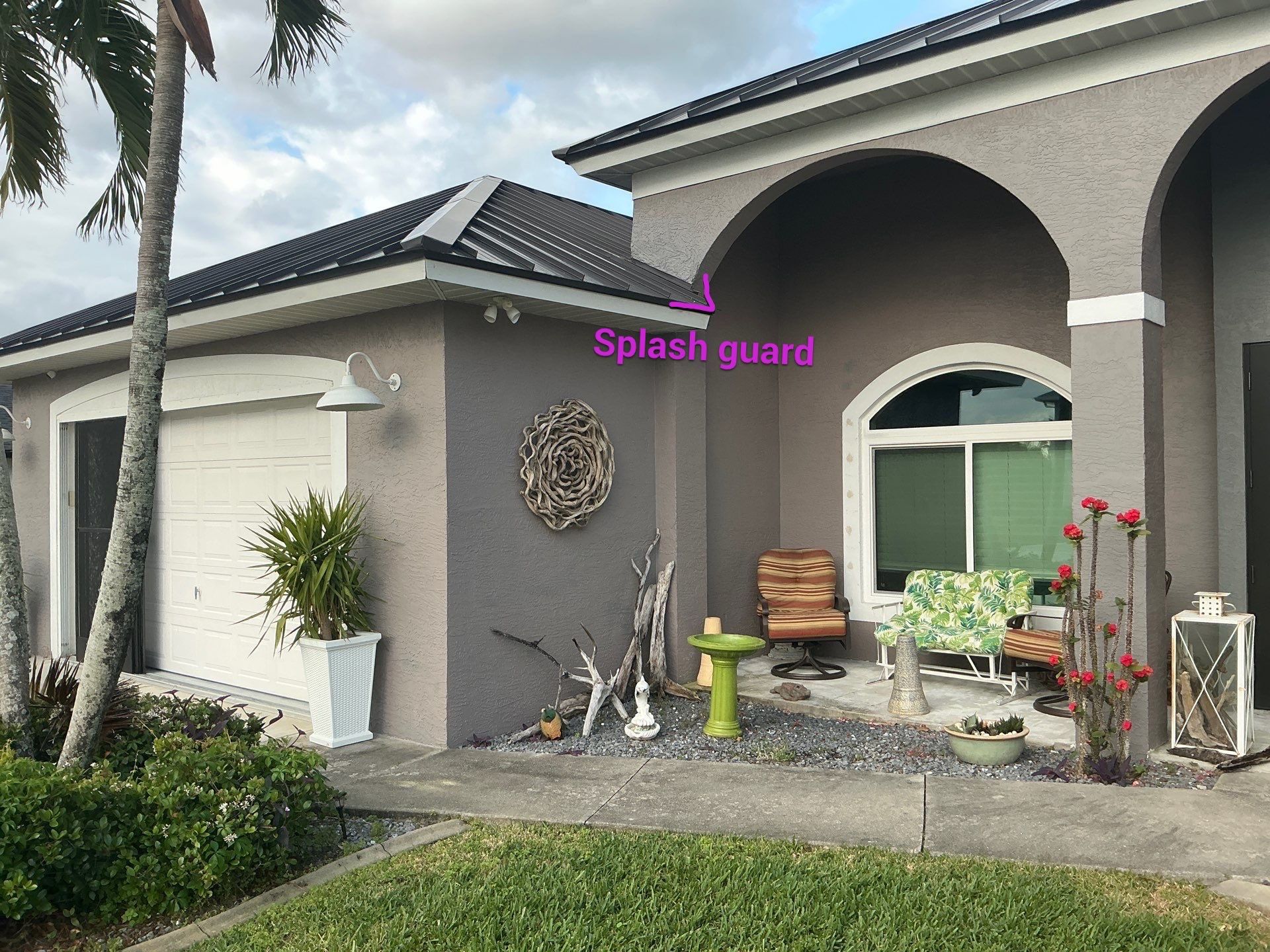 6 Inch Seamless Gutters using K-Style Seamless Gutters in Cape Coral FL by Gutter Professors