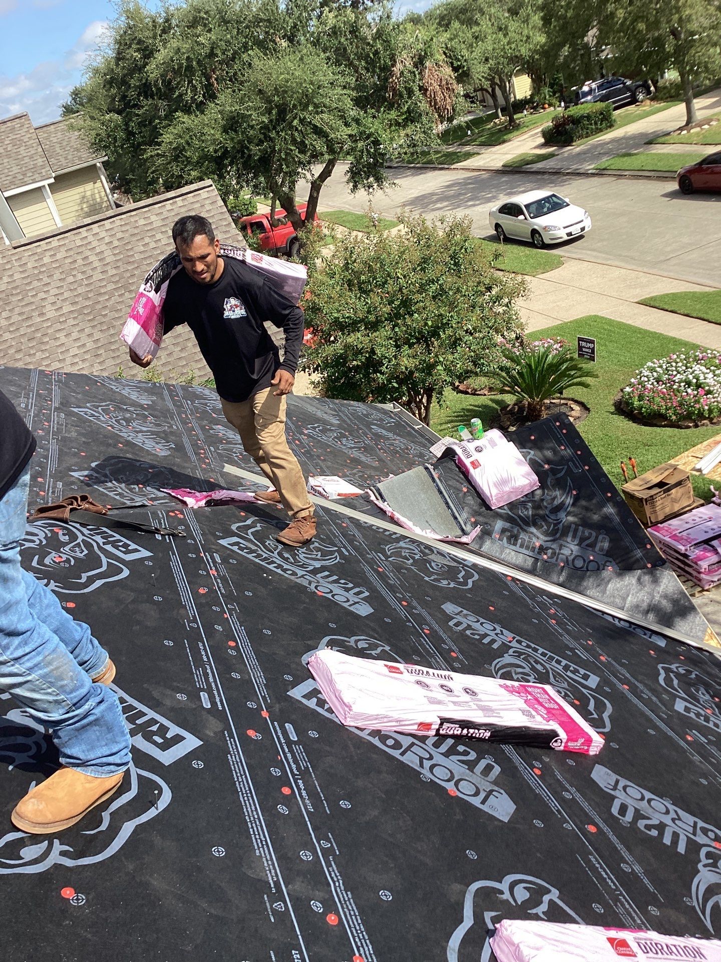 Residential Roofing Installation using Owen's Corning Duration (Lifetime) Shingles by Roof Repair Services LLC