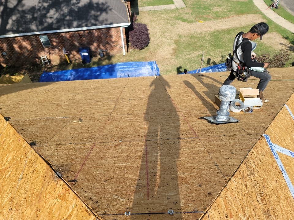Residential Roofing Installation using Roof Replacement by American Roofing & Construction LLC