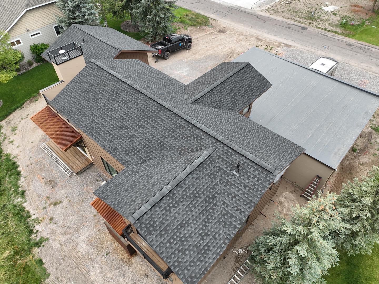 GAF Timberline HDZ - Charcoal by Montana Roofing Solutions