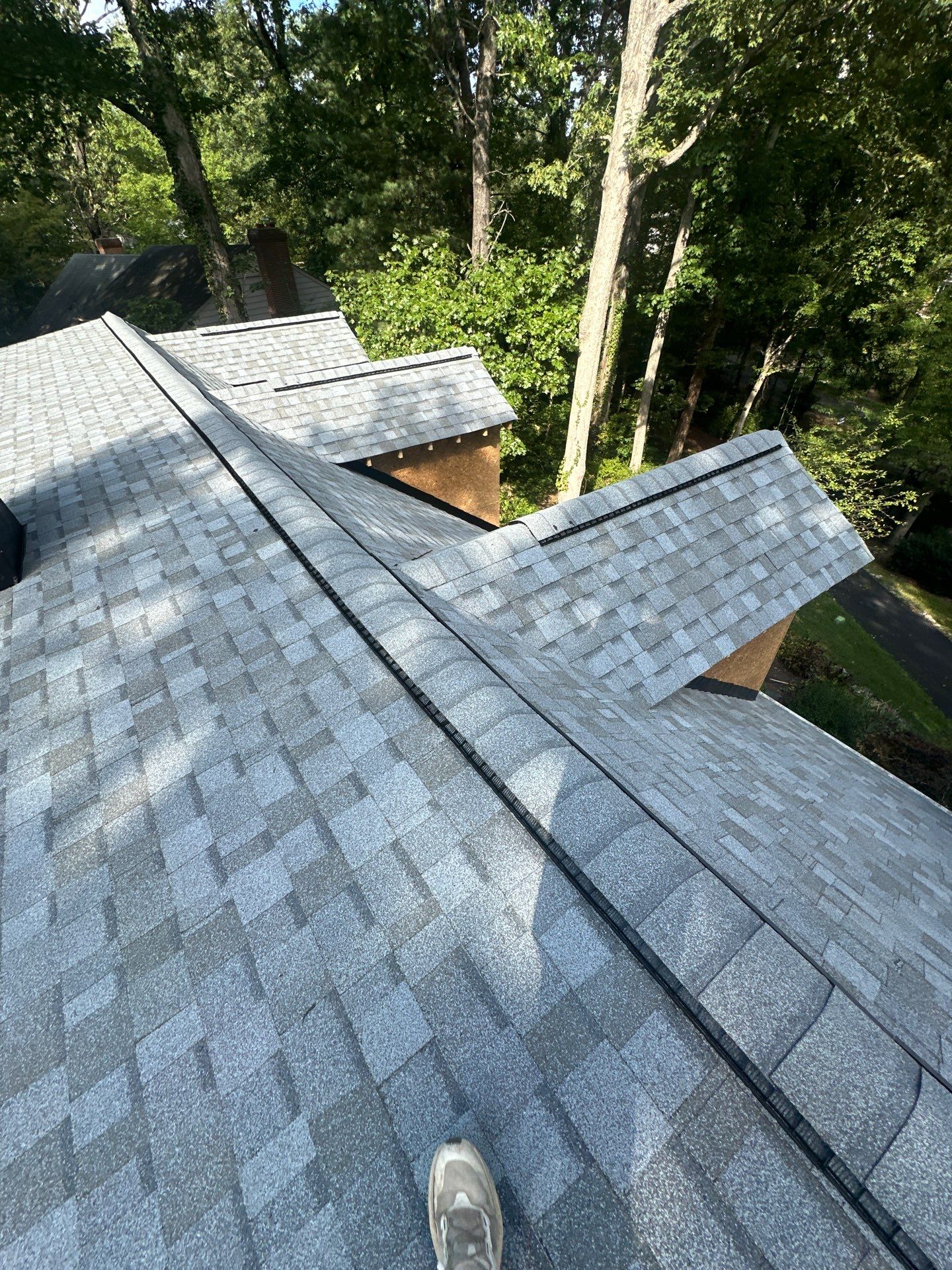 Architectural Shingle Roof Replacement as Part of an Addition by Cade Construction