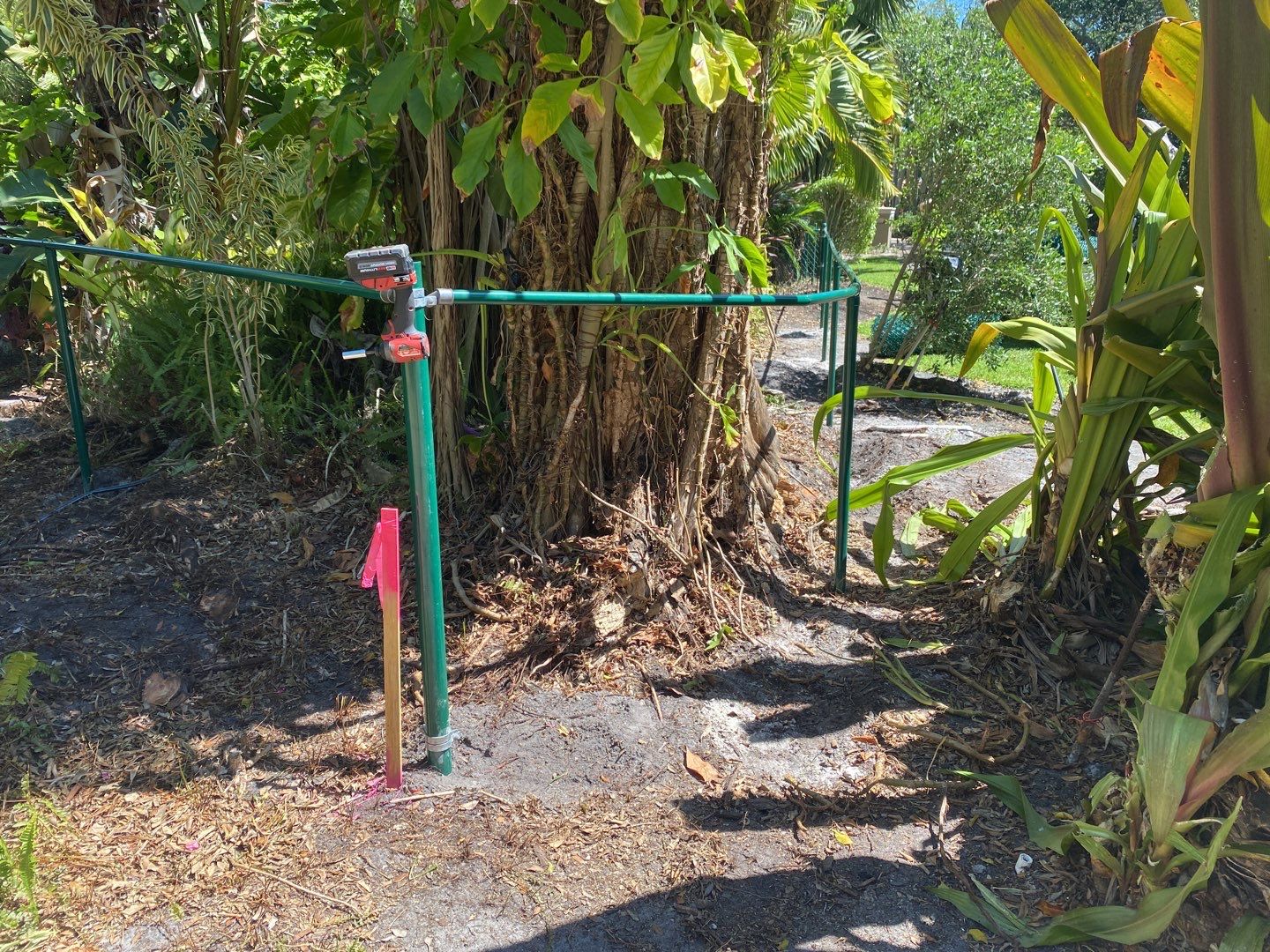 Siesta Key, FL 4ft. Tall Green Chain-link Fence by Asap fence and gates, LLC