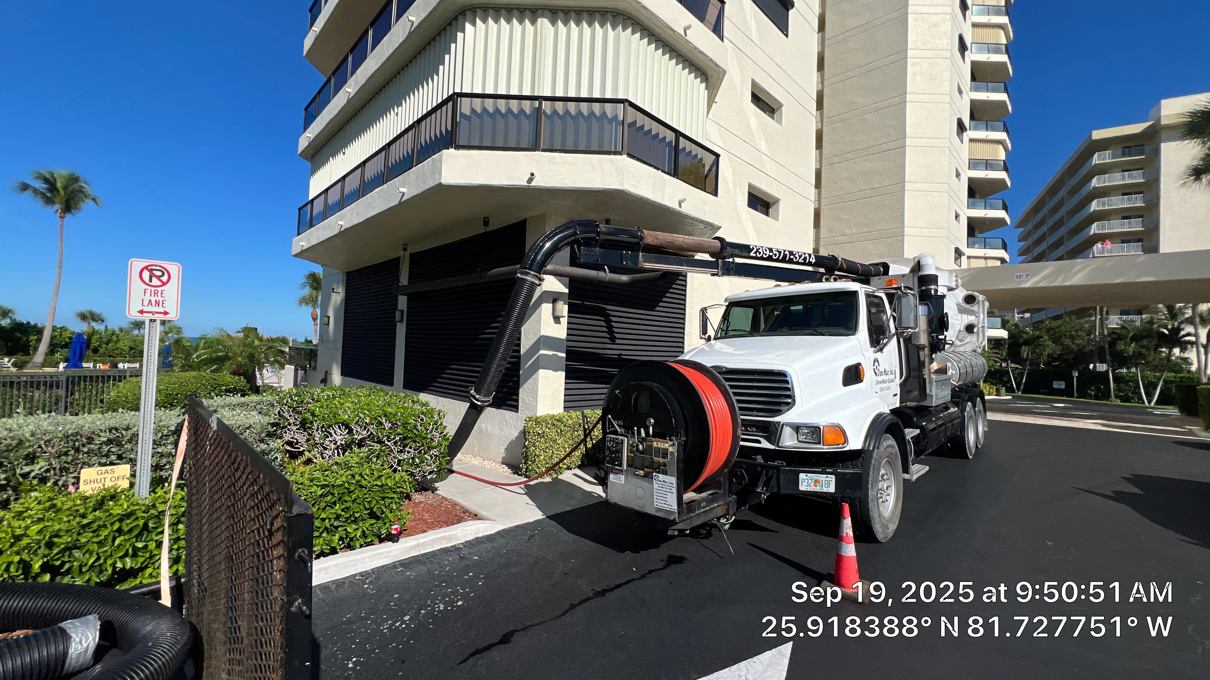 Condo Storm Water System Cleaning and Maintenance by APS Power & Water