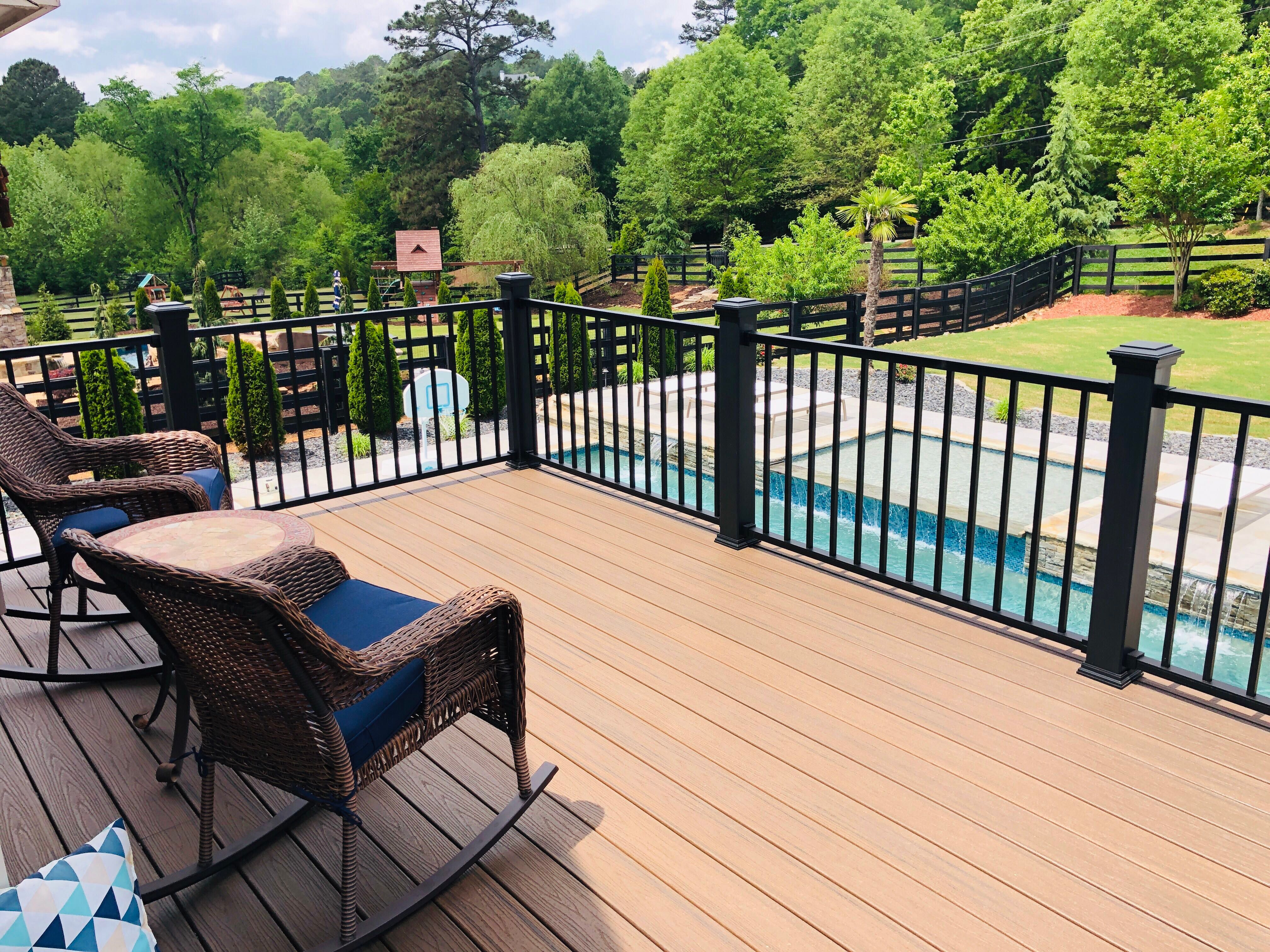 Composite Deck Installation and Railing Upgrade in Woodstock, Georgia by Swift Home Renovations