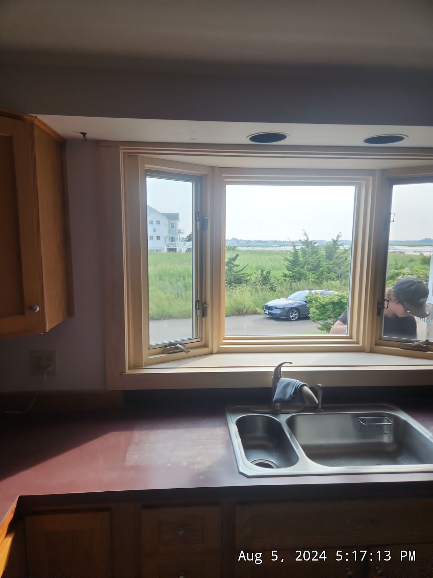 Siding Repair using New wood siding using T1-11 by A Plus Exterior