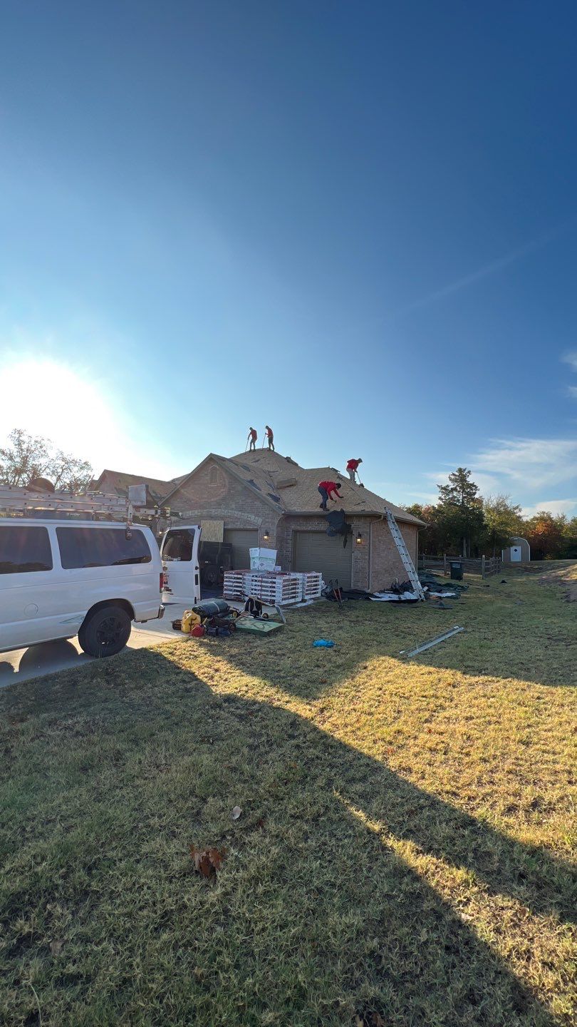 Residential Roofing Installation using GAF Natural Shadow  by A & H Roofing and Contracting