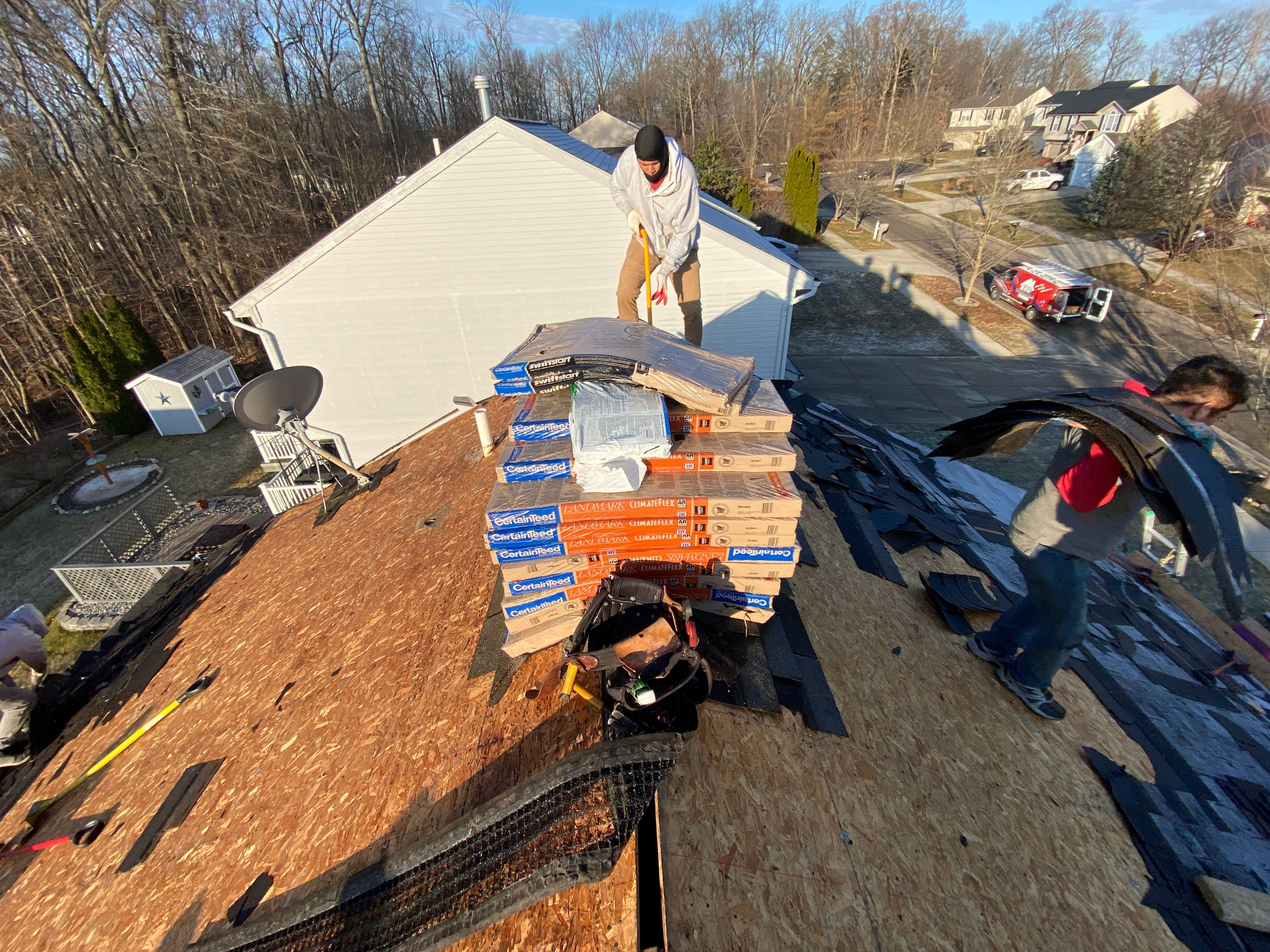 Roof Replacement using Certainteed Landmark Climate-Flex by 180 Contractors