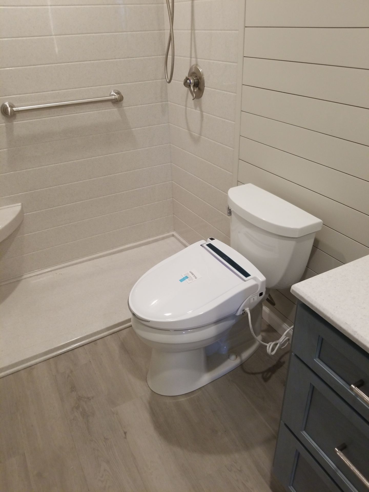 Diane's Basement Bath Remodel by Kitchen Works LLC