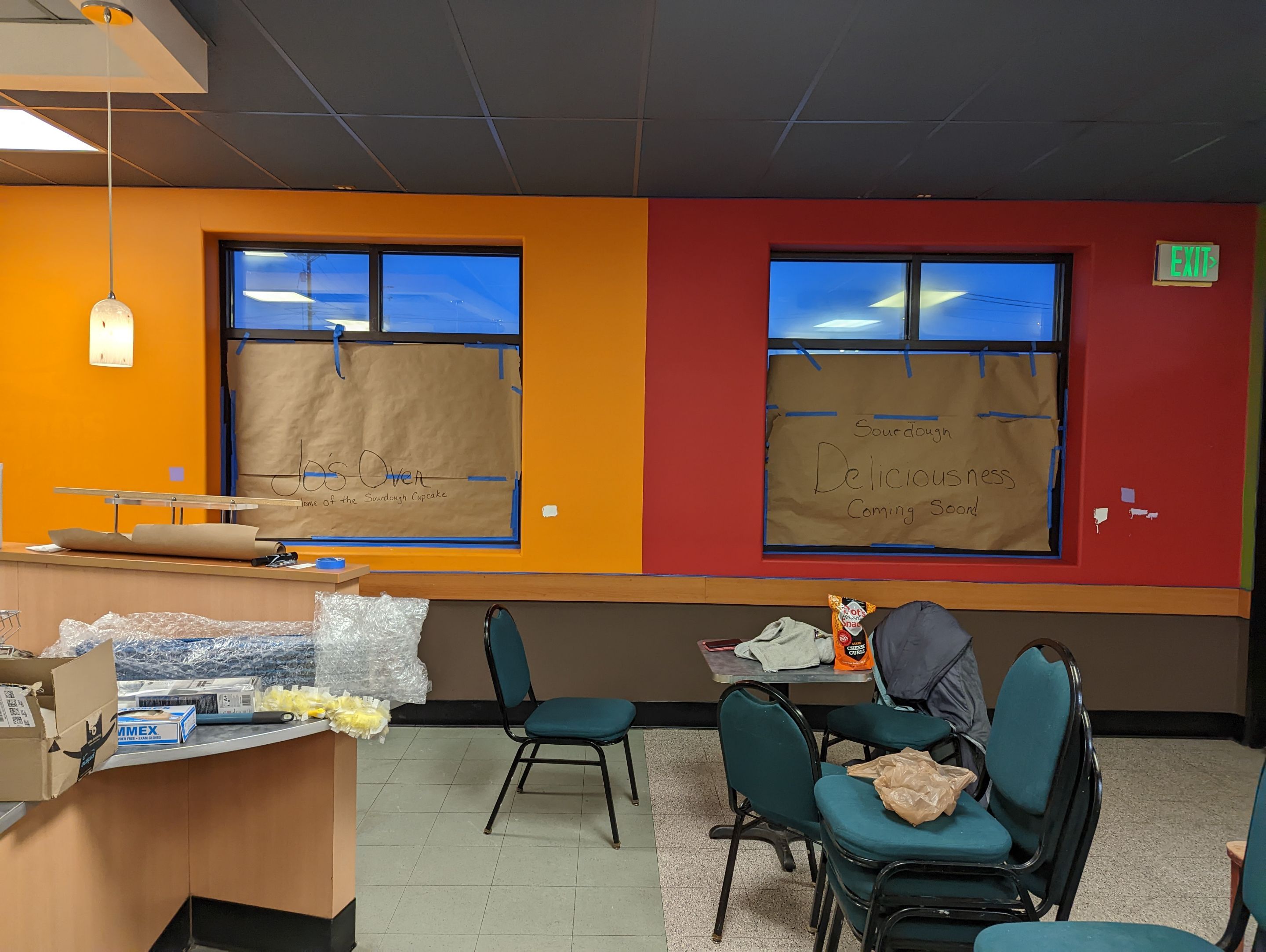 Local Bakery Gets Fresh Paint! by Midnight Sun Painting