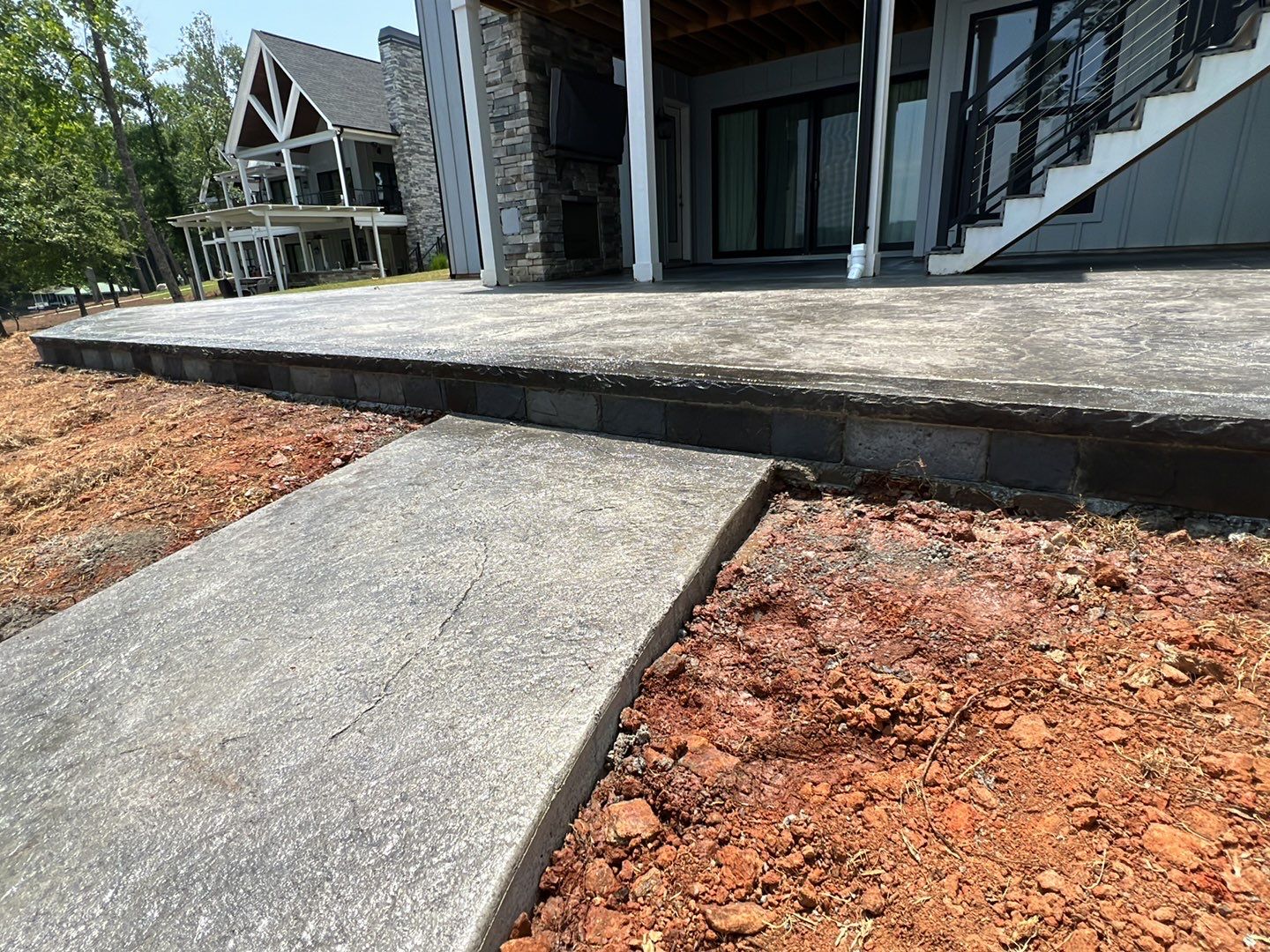 Stamped Concrete Patio by Xtreme Concrete Services