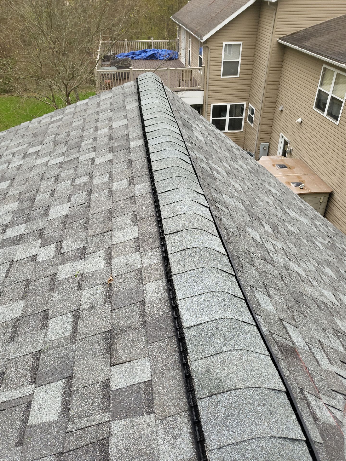 Atlas Pinnacle, Color, Coastal Granite, Drip Edge, Color, Black by Eagle Eye Roofing