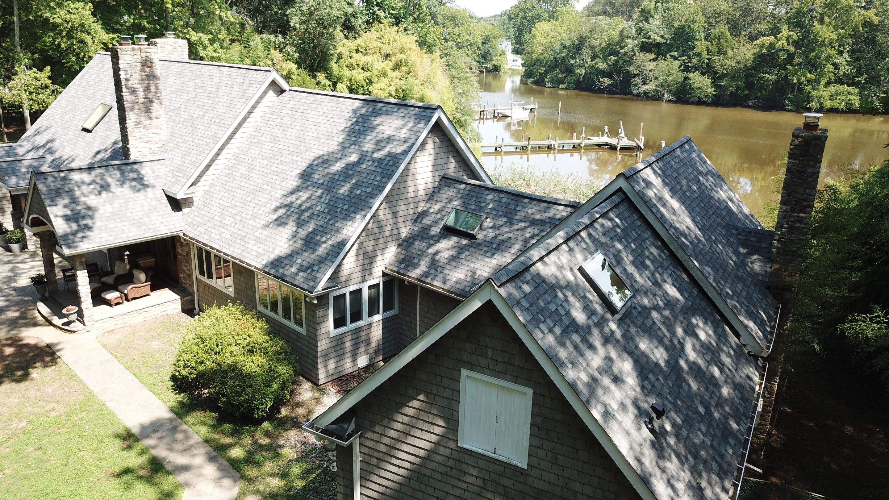 Roof Replacement using IKO Dynasty by American Home Contractors