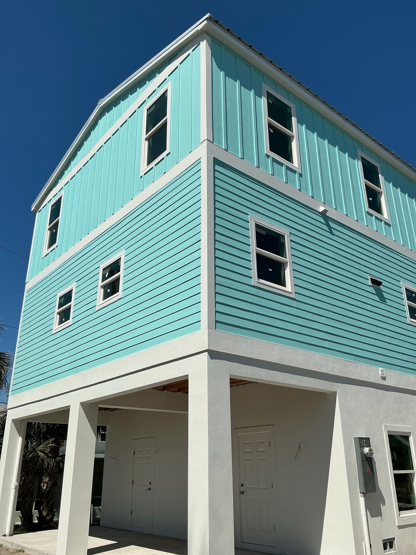 White K-Style Gutters Installation in Fort Myers FL by Gutter Professors