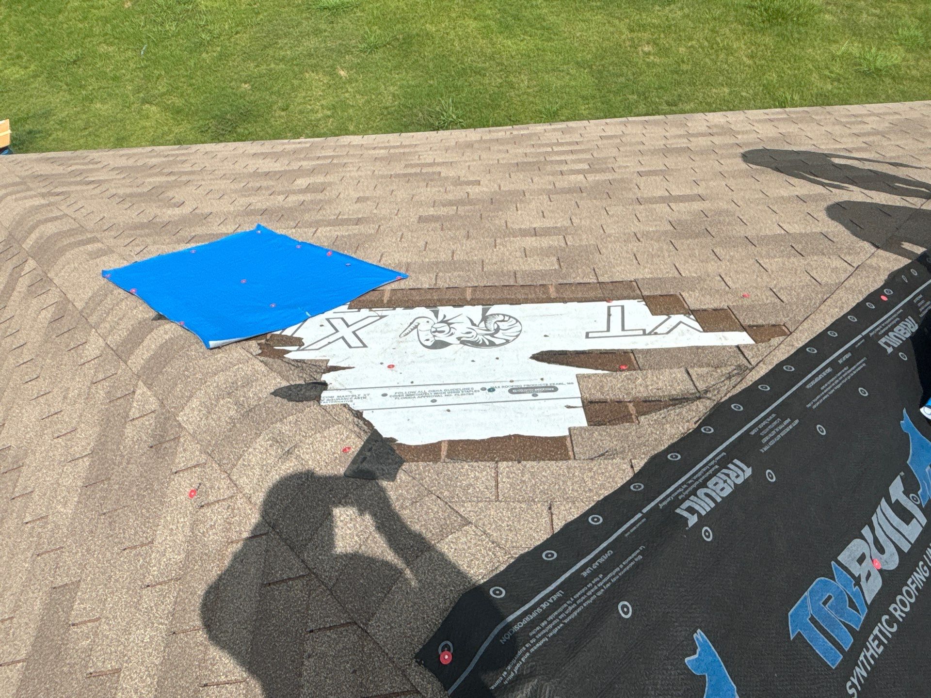 Residential Roofing Repair using Owen's Corning Duration (Lifetime) Shingles by Roof Repair Company