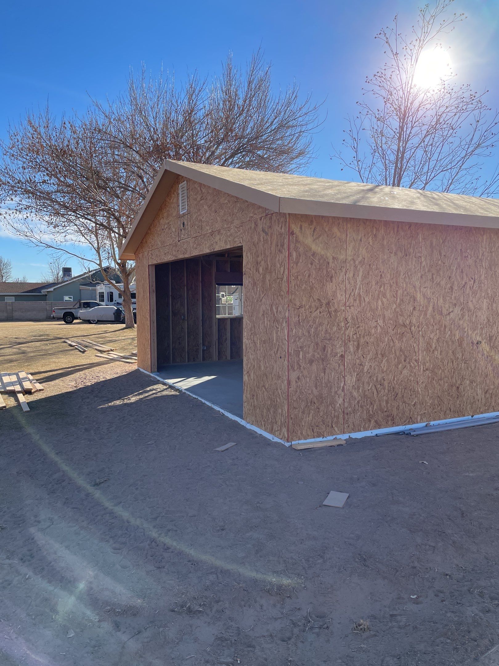 Garage from the ground up by Rio Grande Building & Storage