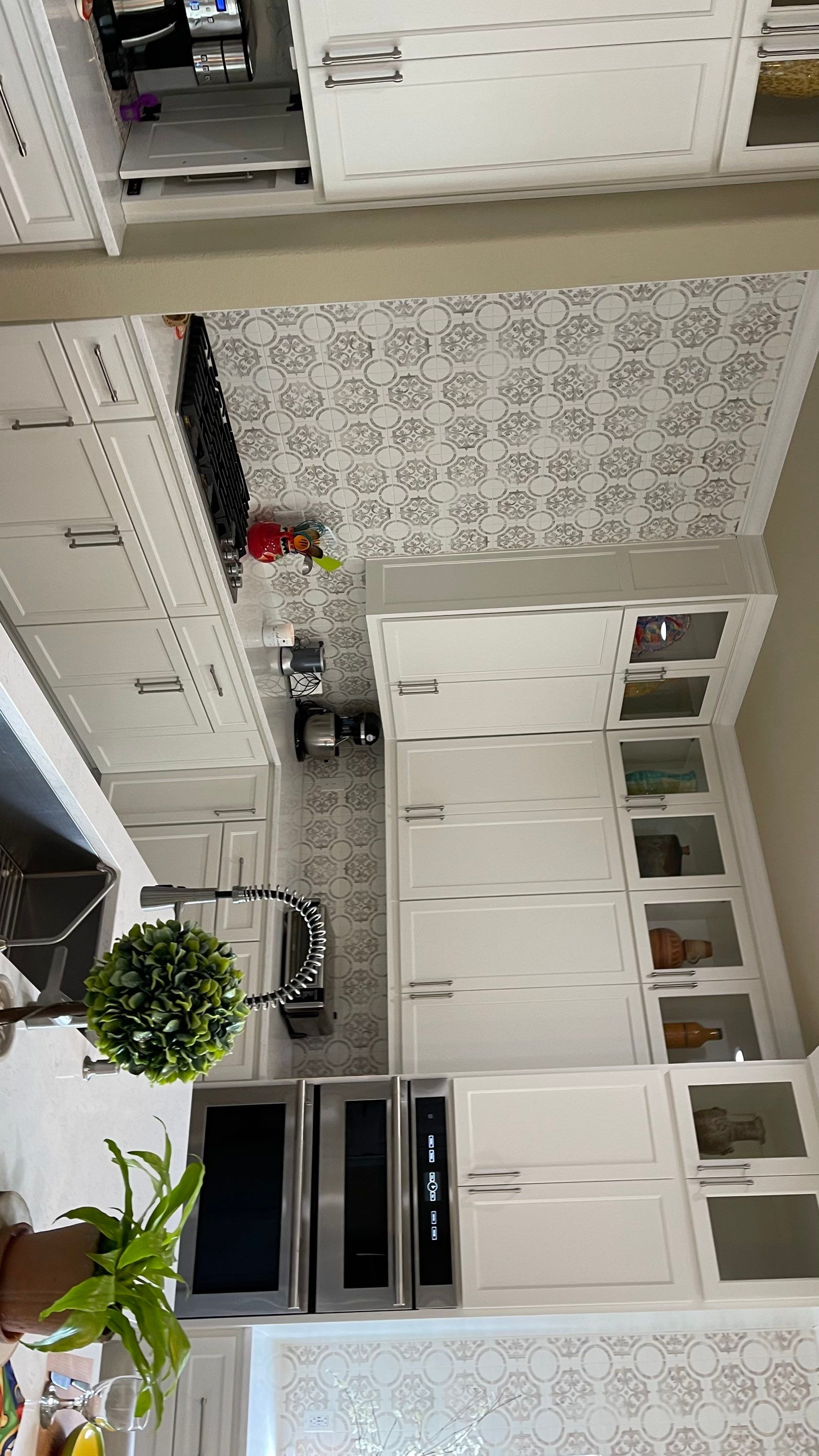 Rogers Ranch Kitchen Remodel | Reoriented Island & Custom White Cabinetry by Legacy Bath and Kitchen 