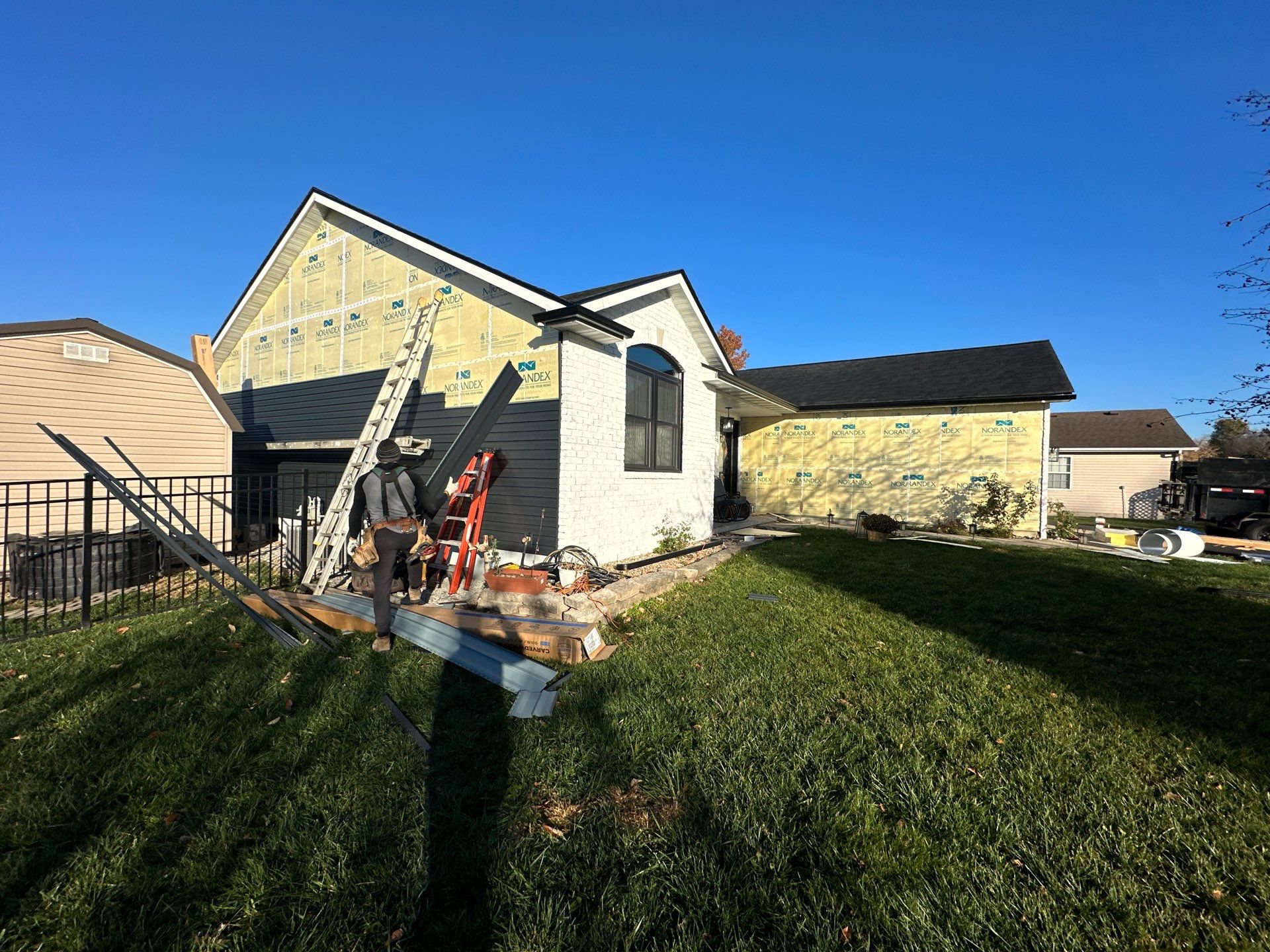 Installation of New Siding  by H&F Exteriors