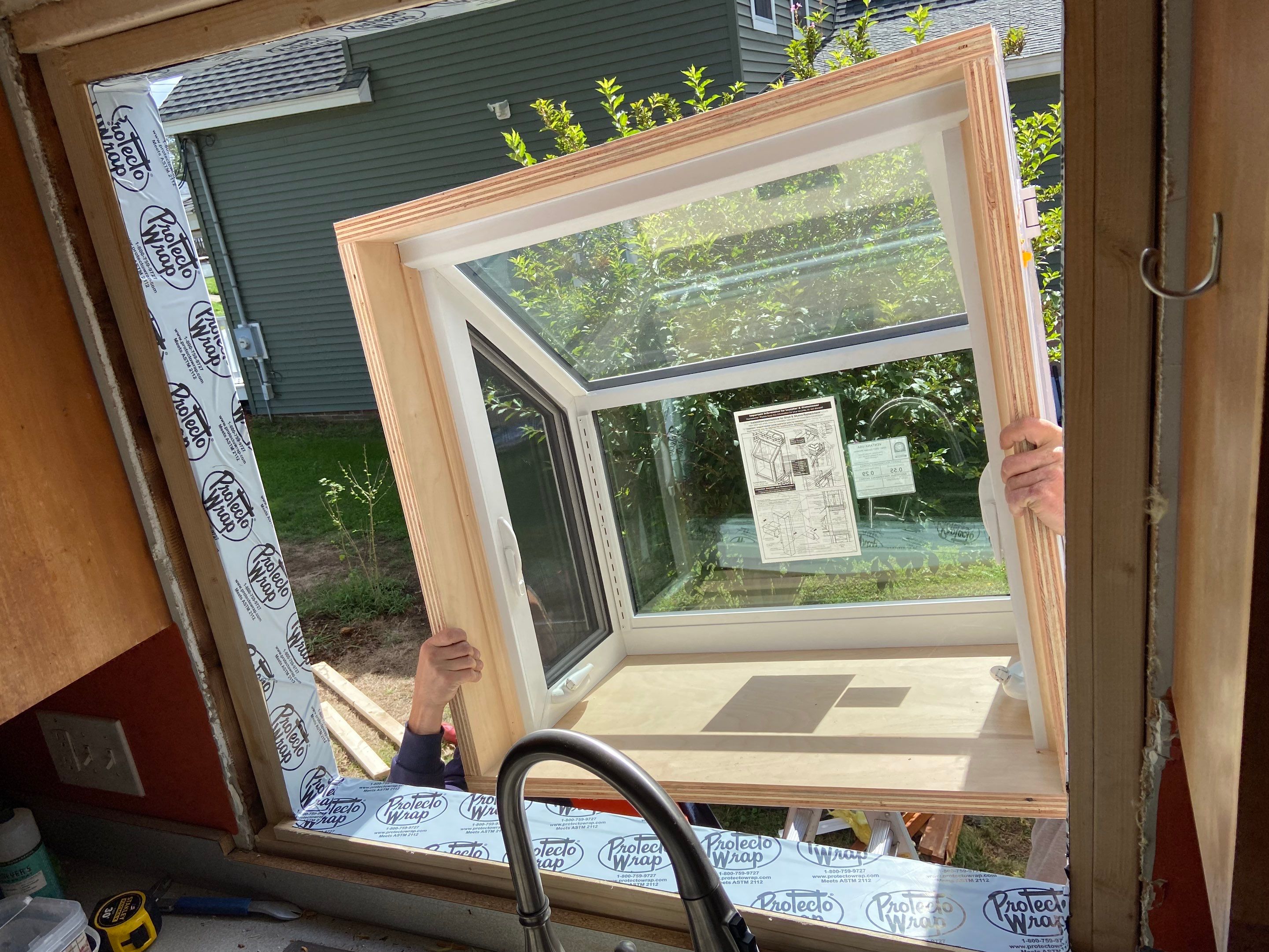 Window Installation using Custom Window by Sensible Home Solutions