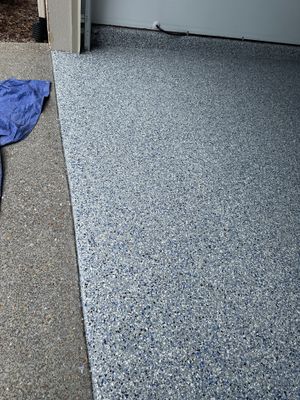 Garage Floor Coating using Steamboat