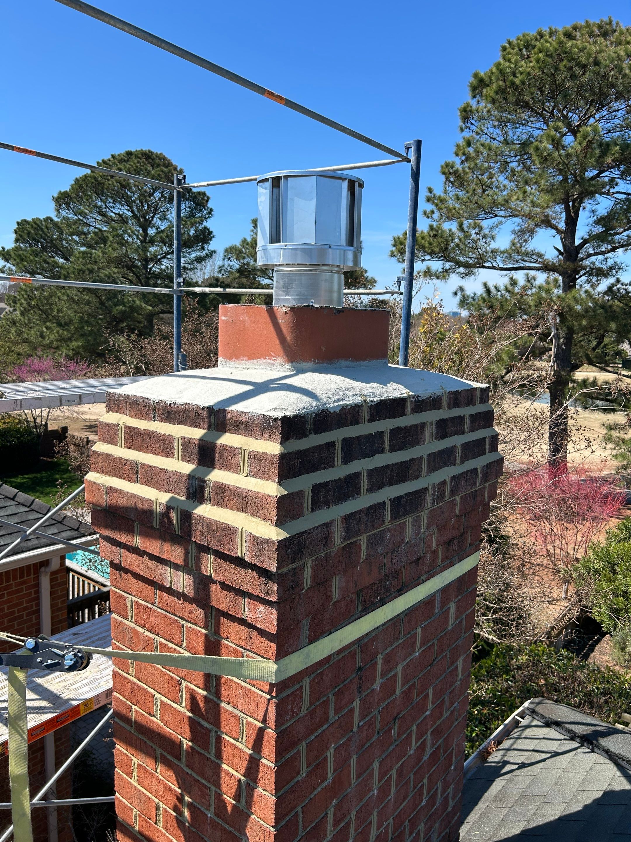 Gas Fireplace Insert Installed - Masonry Fireplace and Chimney by Premier Chimney and Roofing