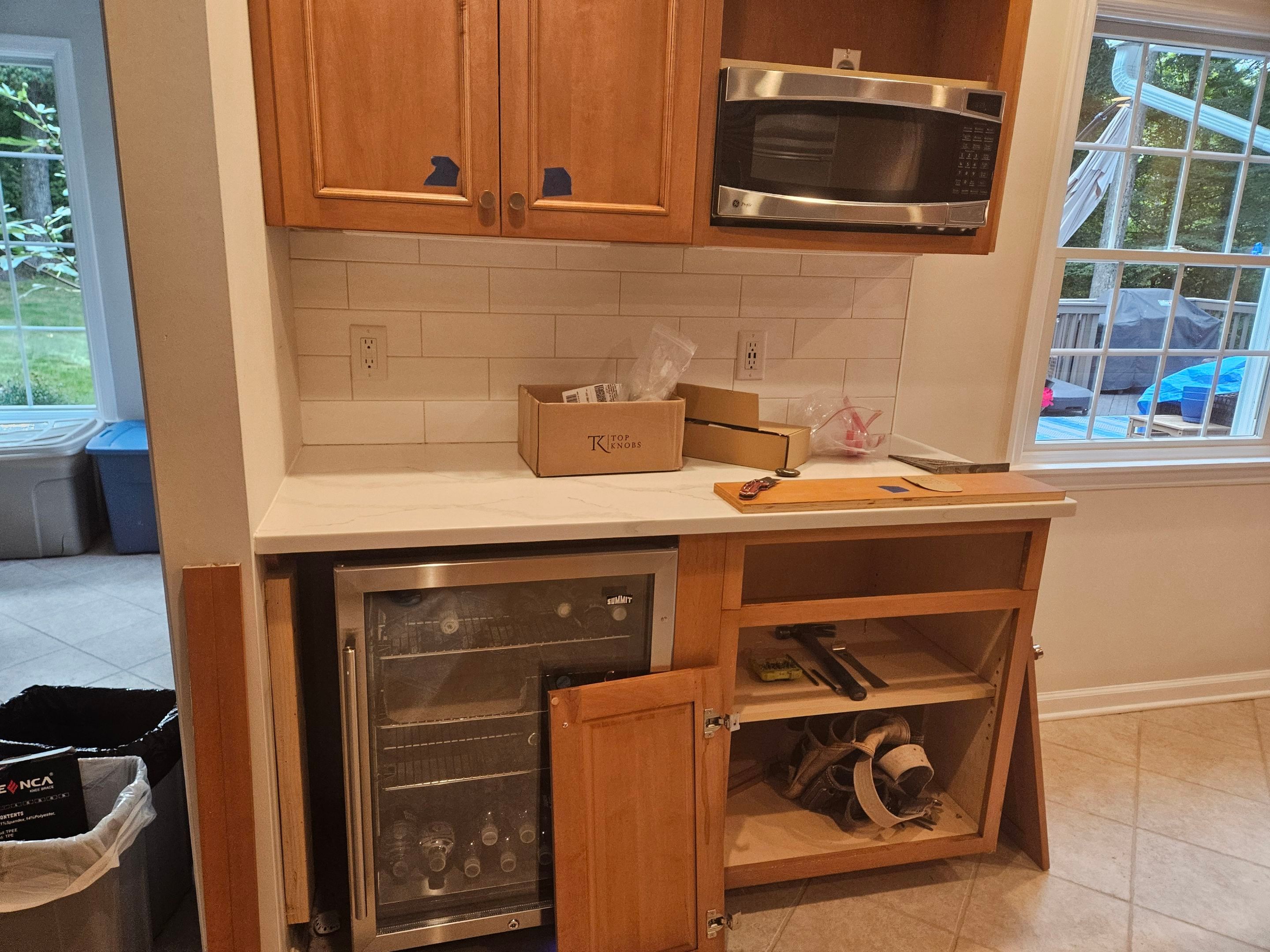 Chic Kitchen Cabinet Refinishing Project by Spectrum Painting, LLC