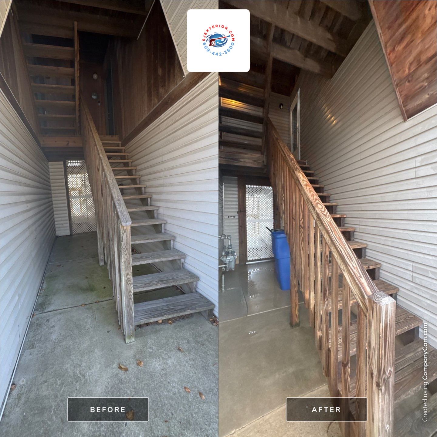 Commercial Cleaning using Building SoftWash by SJ Exterior