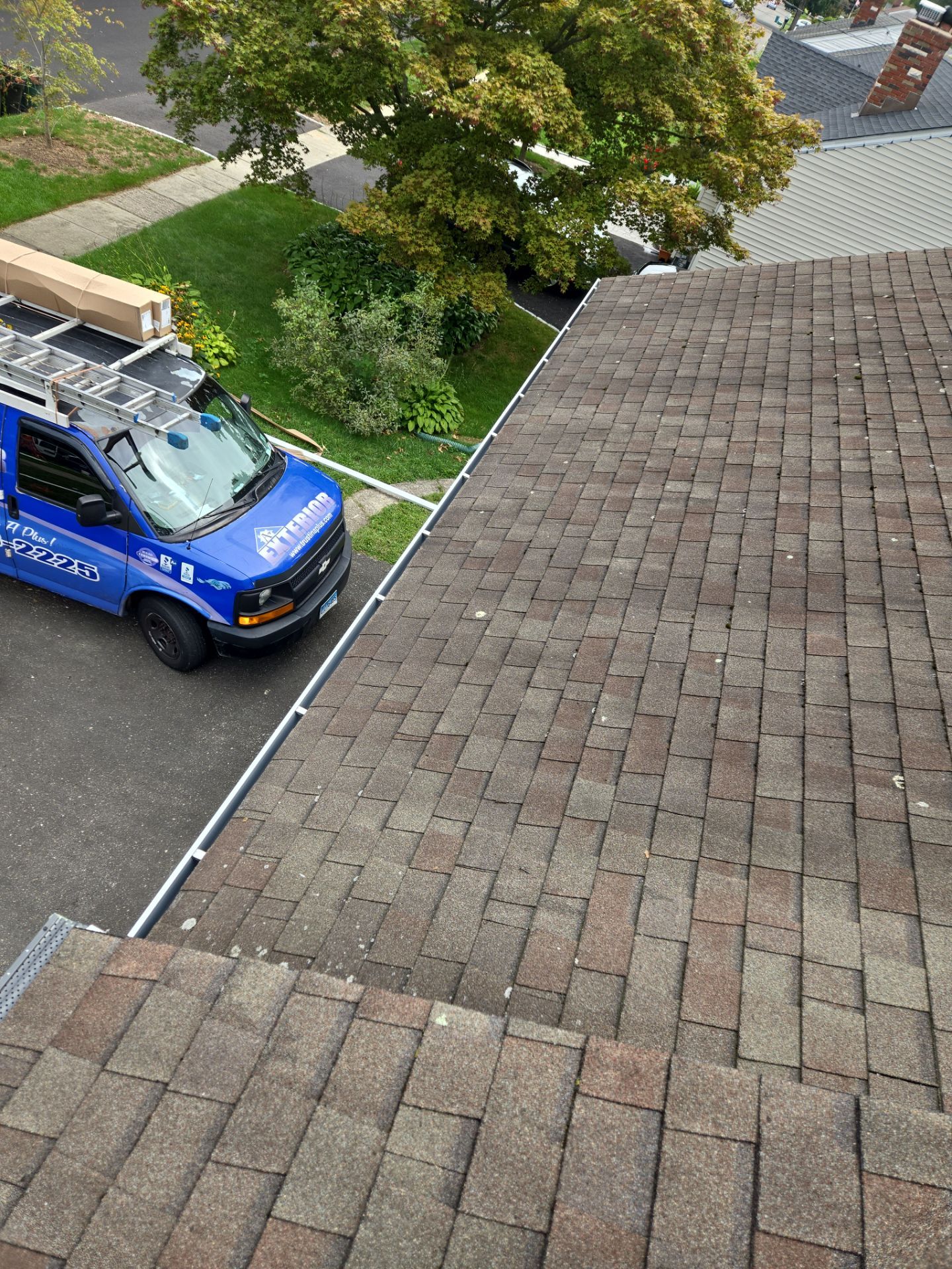 Siding Installation using CertainTeed Monogram Vinyl Siding - D4 - Granite Gray by A Plus Exterior