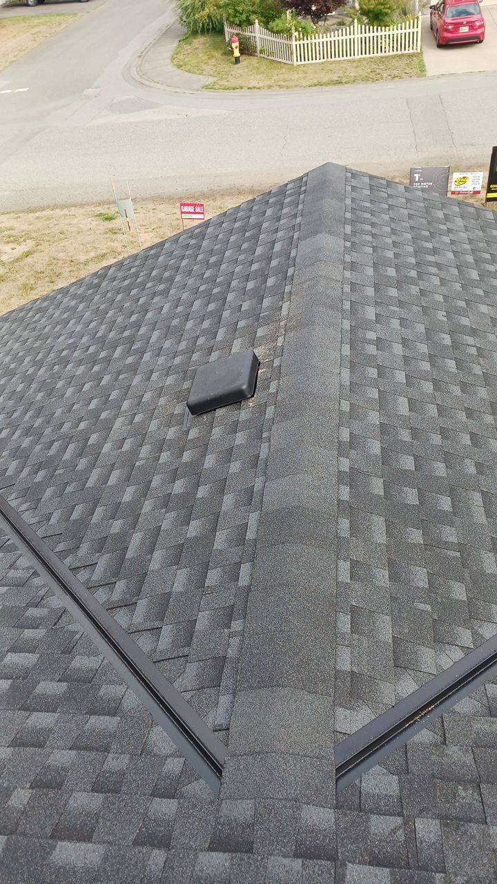 Residential Remodel using GAF Charcoal HDZ by Top Notch Roofing Inc