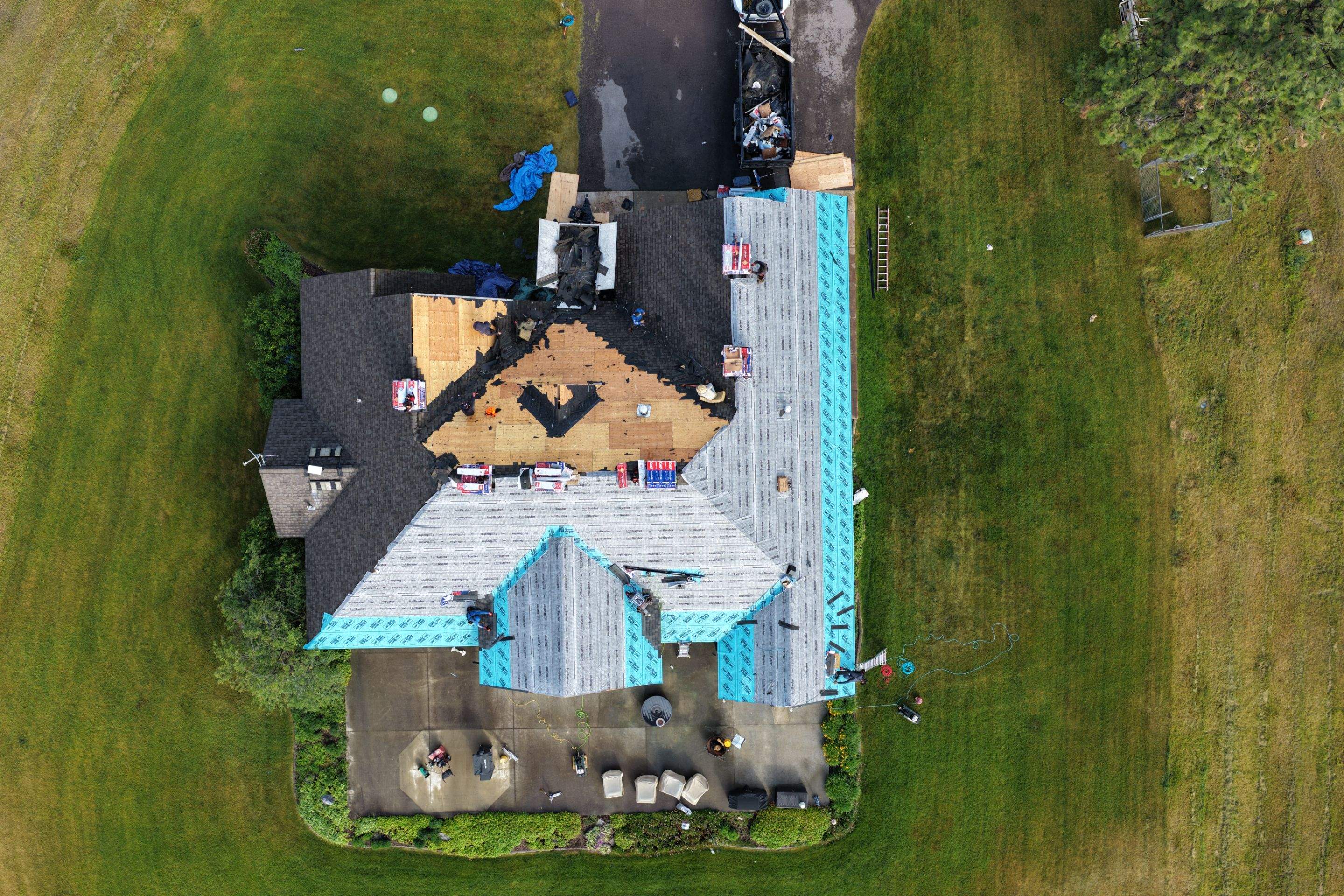 Roof Replacement using GAF Timberline HDZ - Midnight Mesa  by Montana Roofing Solutions