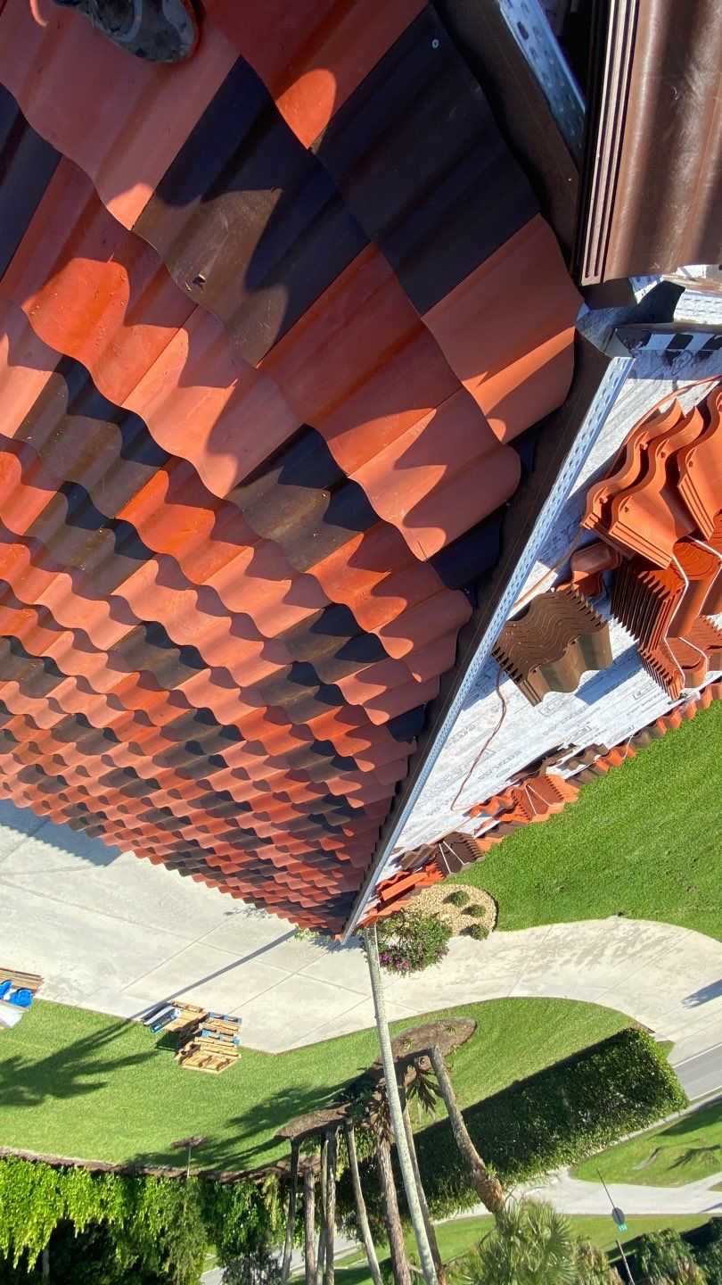 Residential Roofing Installation using Brava Spanish Tile in West Palm Beach by International Roofing