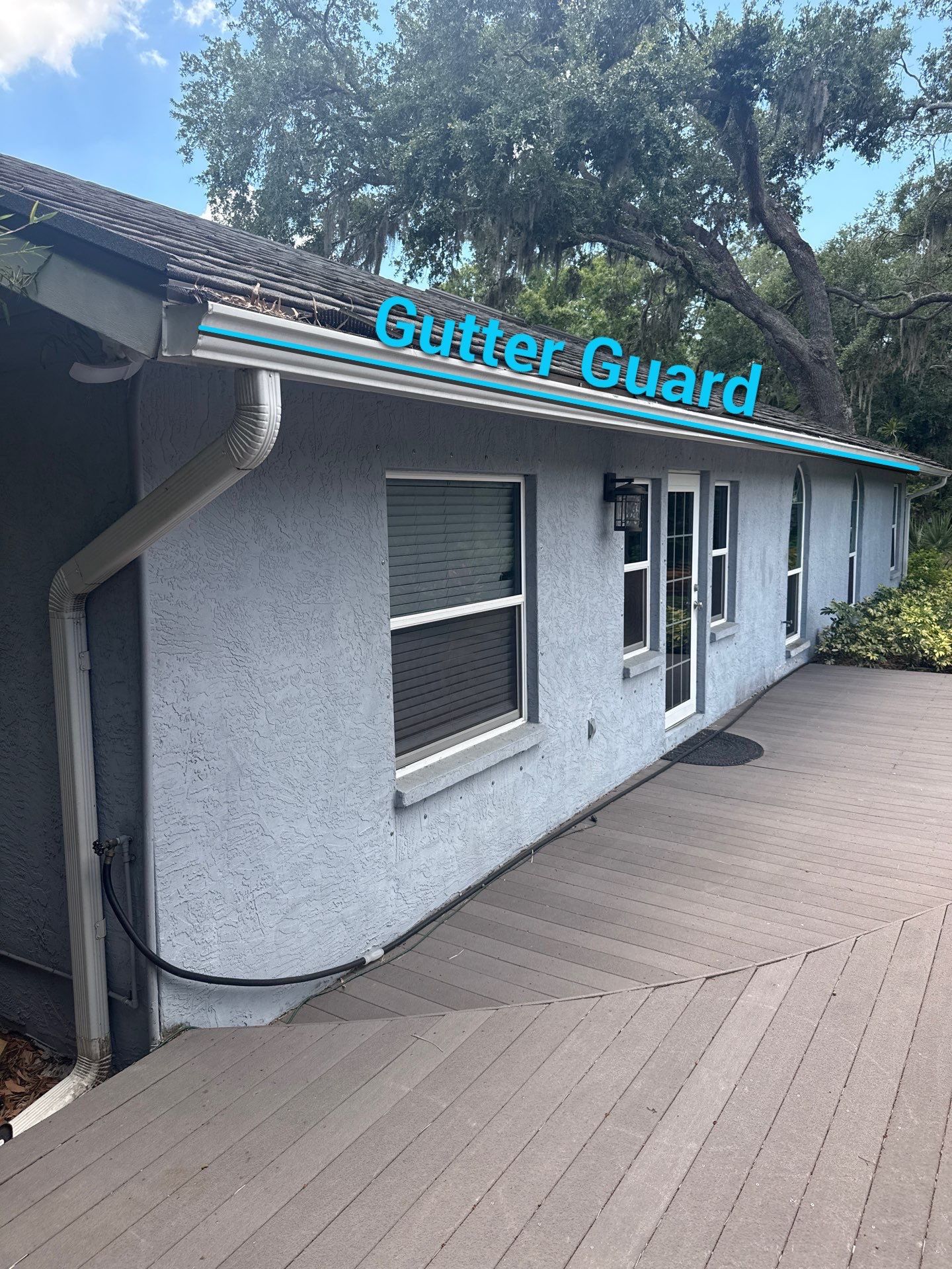 Gutter Guards Installation using Leaf Guard in Sarasota FL by Gutter Professors