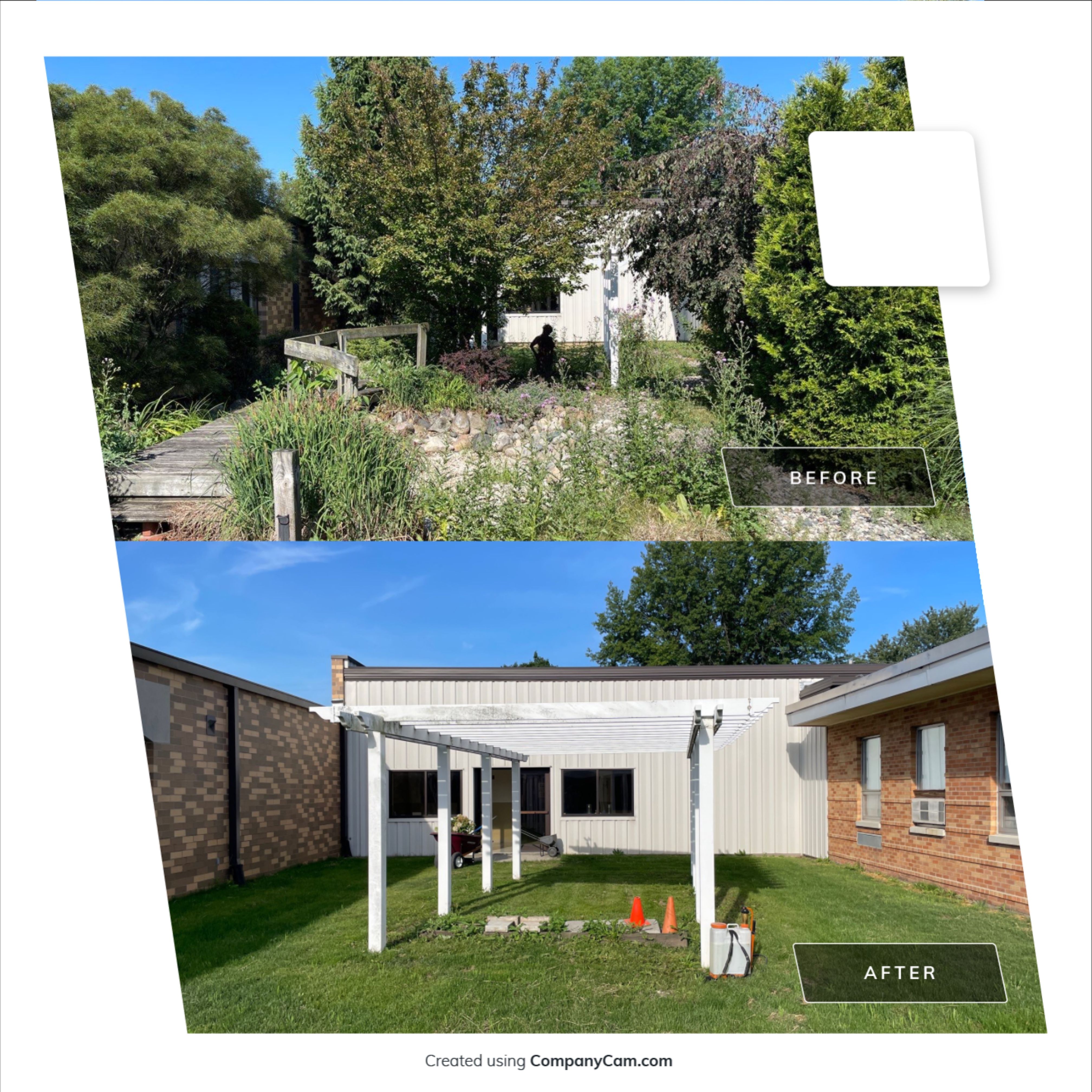 Courtyard Renovation by Carrs lawn and landscape