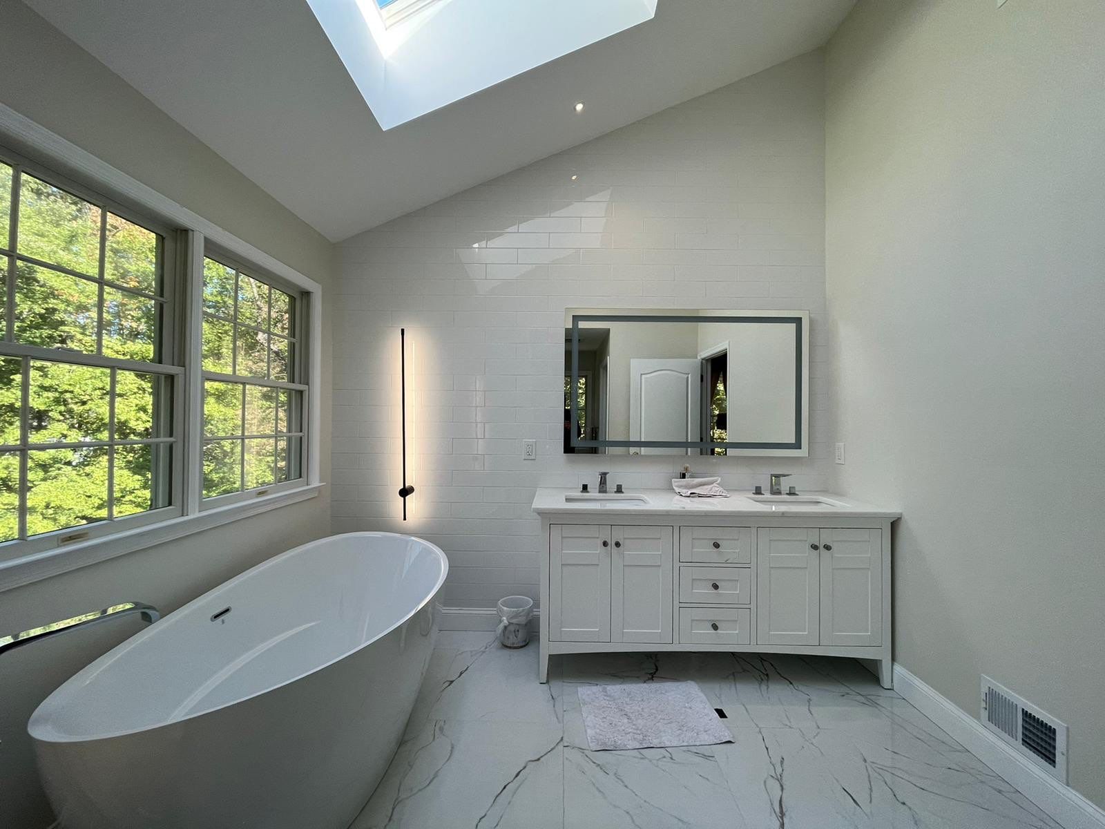 Bathroom Remodel using Tile by Home Concepts Construction