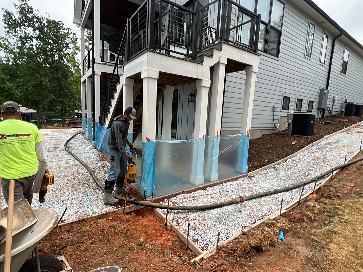 Stamped Concrete Patio by Xtreme Concrete Services