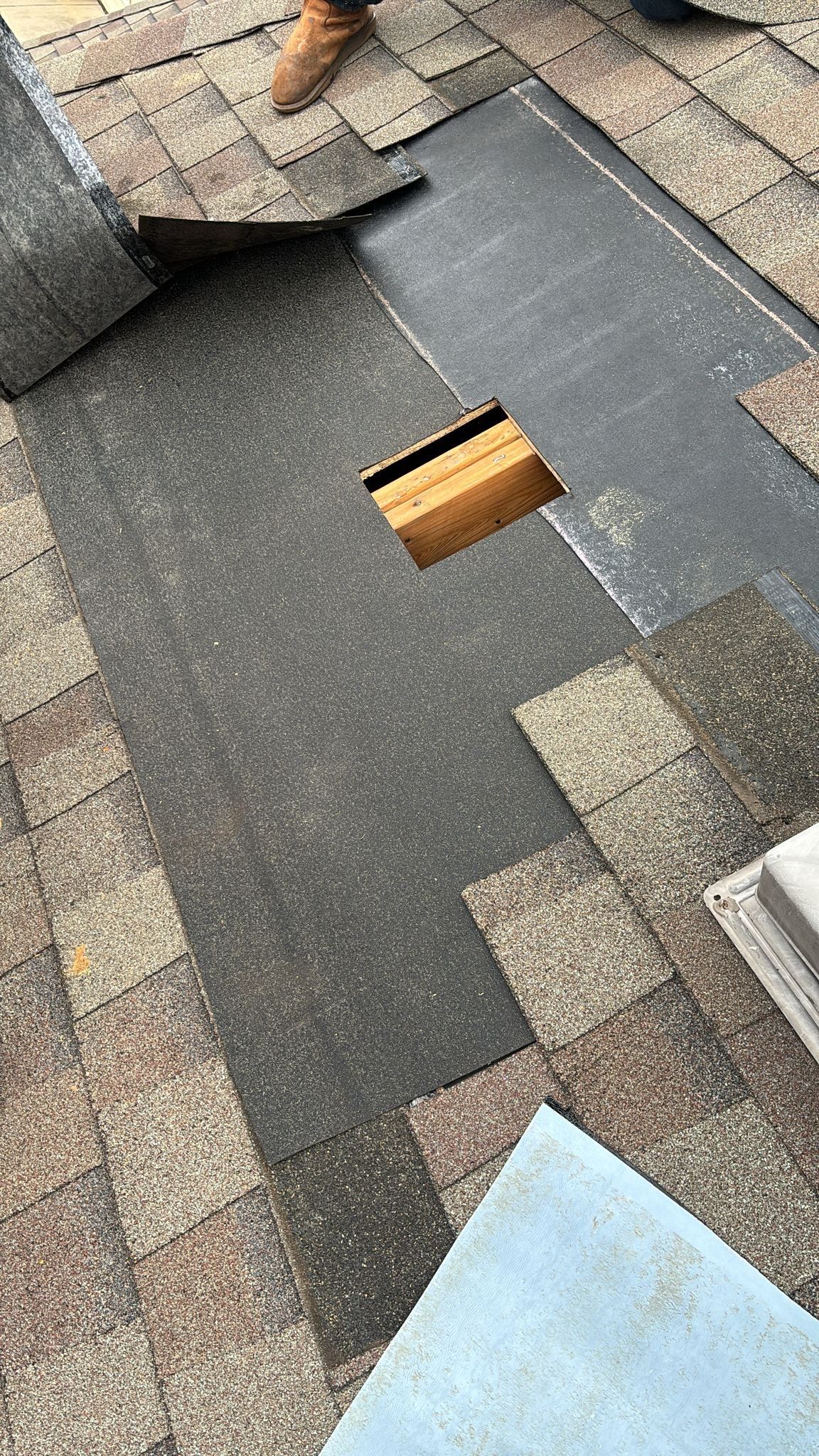Hail Damage using Owen's Corning Duration (Lifetime) Shingles by Roof Repair Company