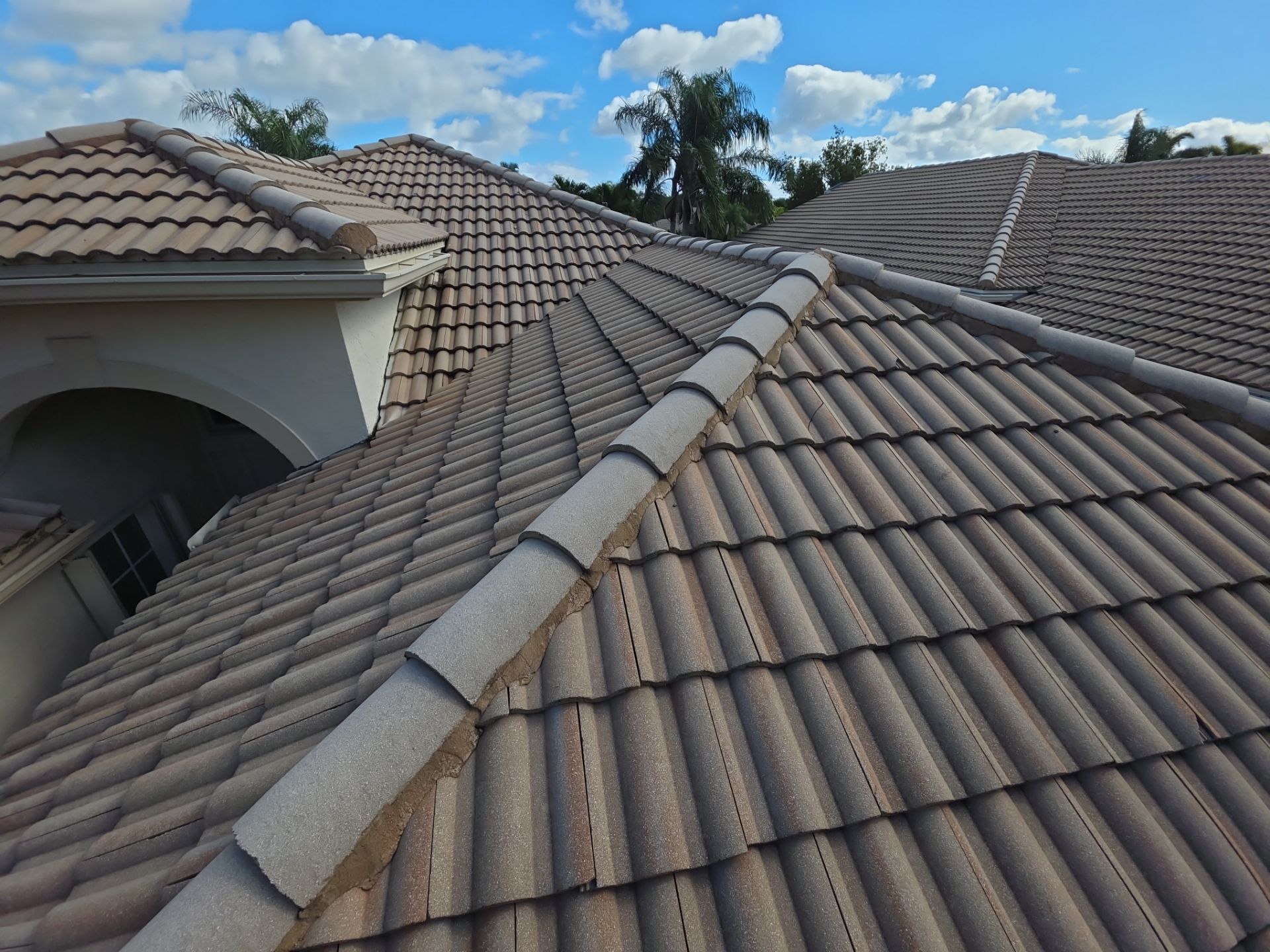 Full Concrete S-Tile Roof Replacement and Deck Repair in Wellington by Aastro Roofing