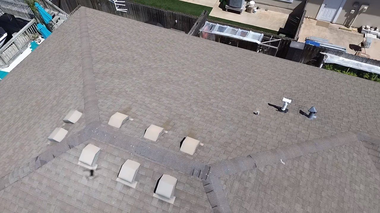 Residential Roofing Installation using GAF HDZ Slate by Lighthouse Roofing