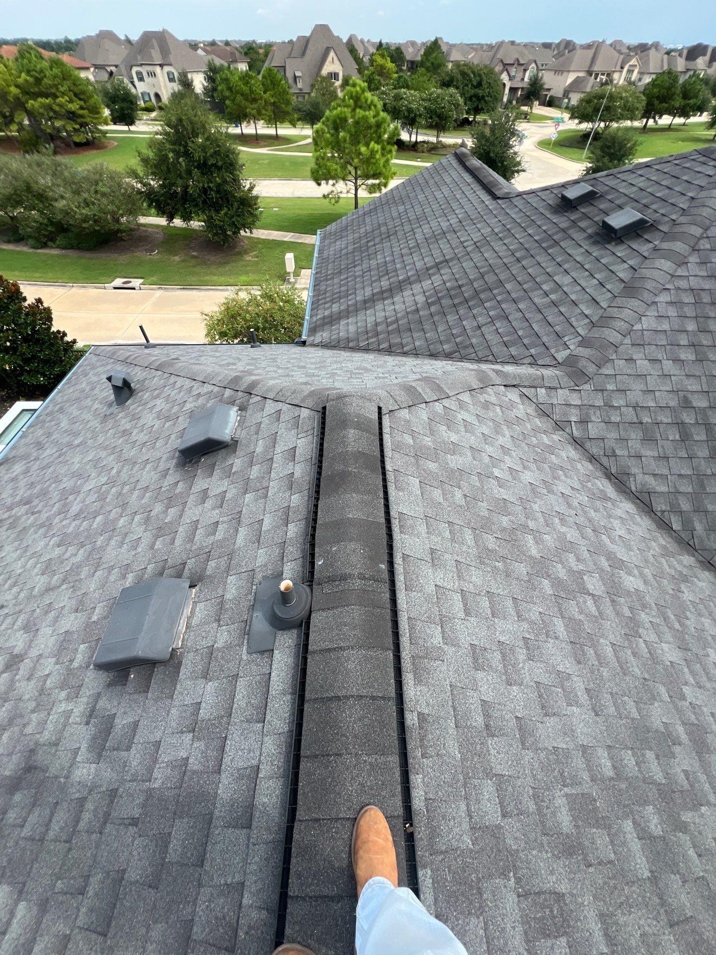 Residential Roofing Repair using Owen's Corning Duration (Lifetime) Shingles by Roof Repair Company