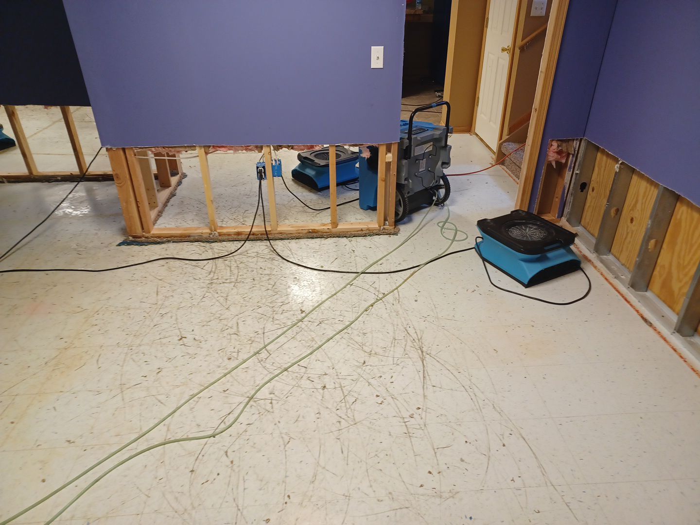 Project in Macomb by EzDry Water Mitigation & Property Restoration