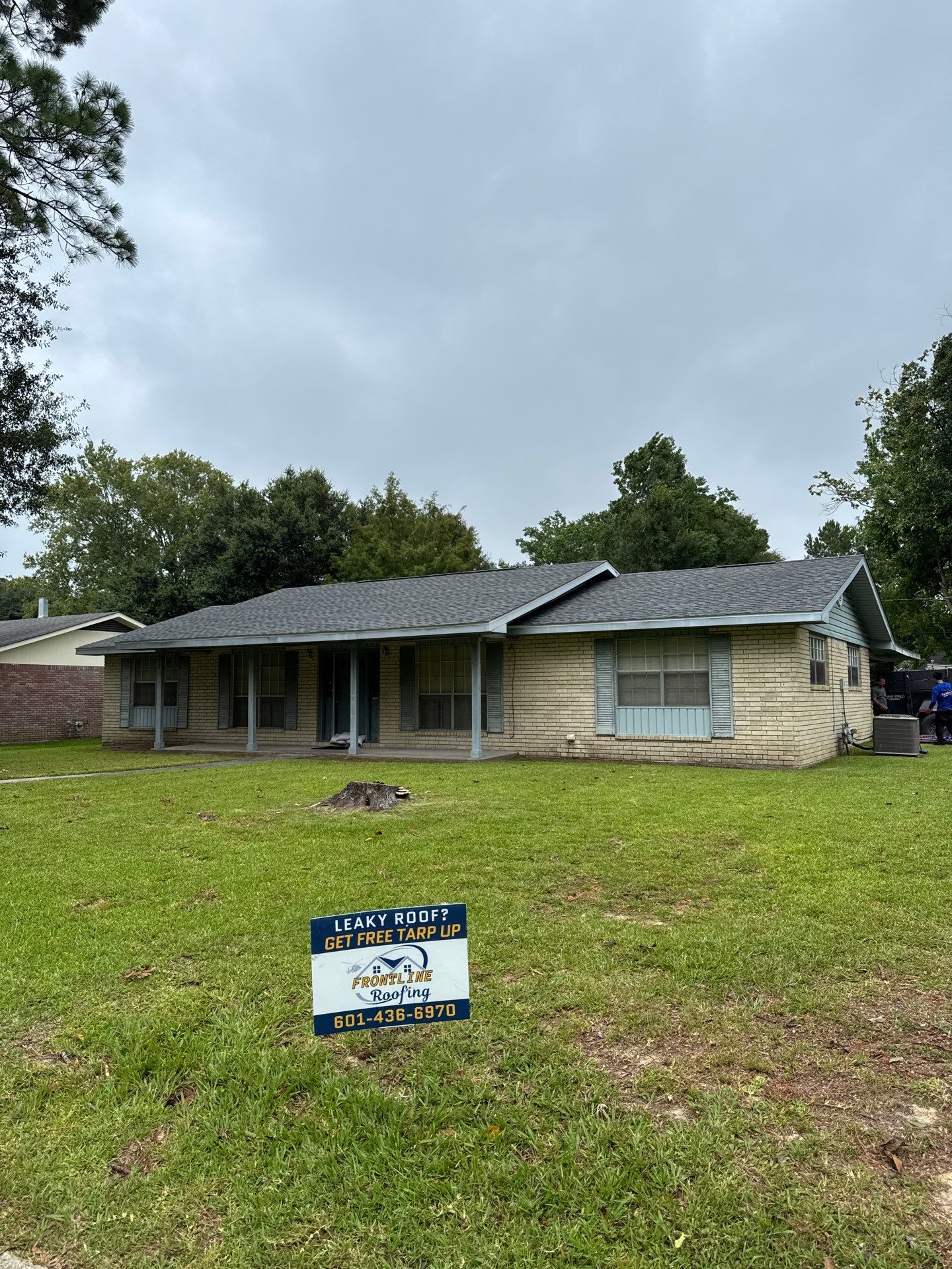 GAF HDZ Shingle Roof Replacement — Picayune, MS (Tarp-Up to Full Replacement) by Frontline Roofing