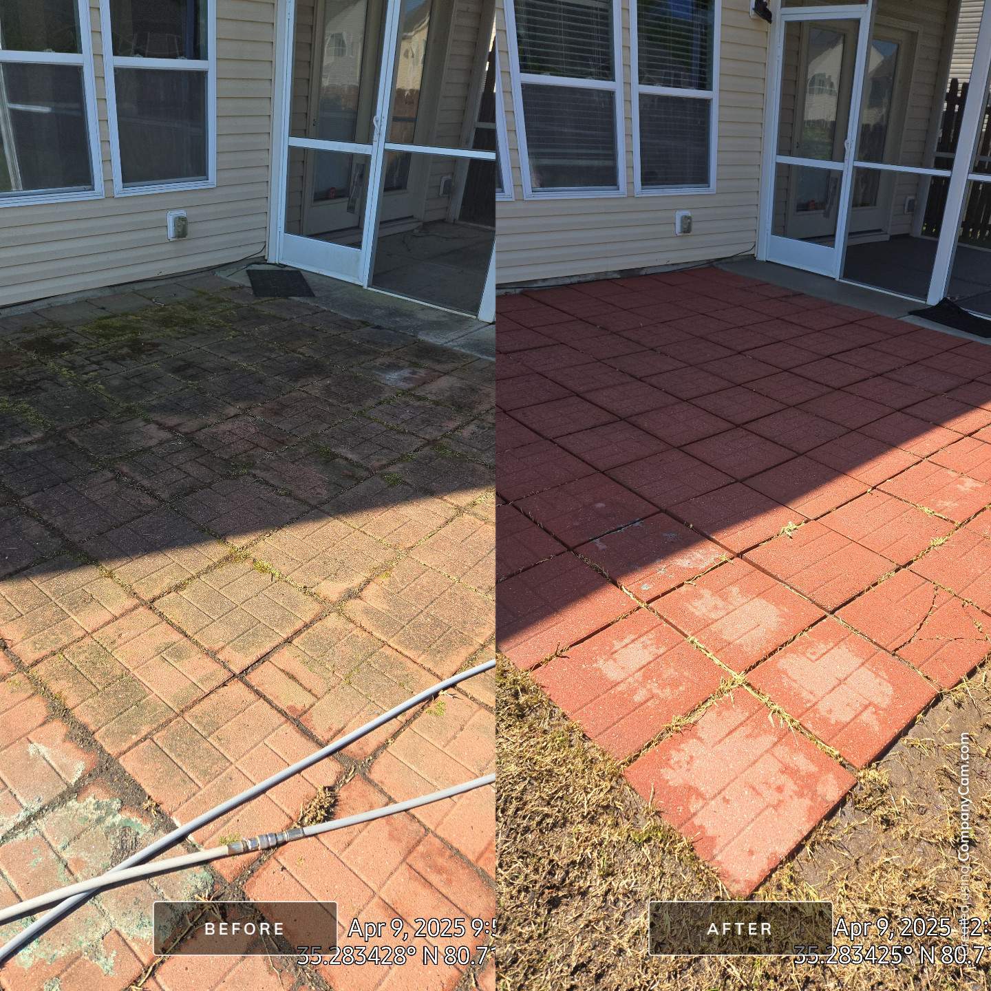 House Wash using cleaner by Power Wash Masters LLC