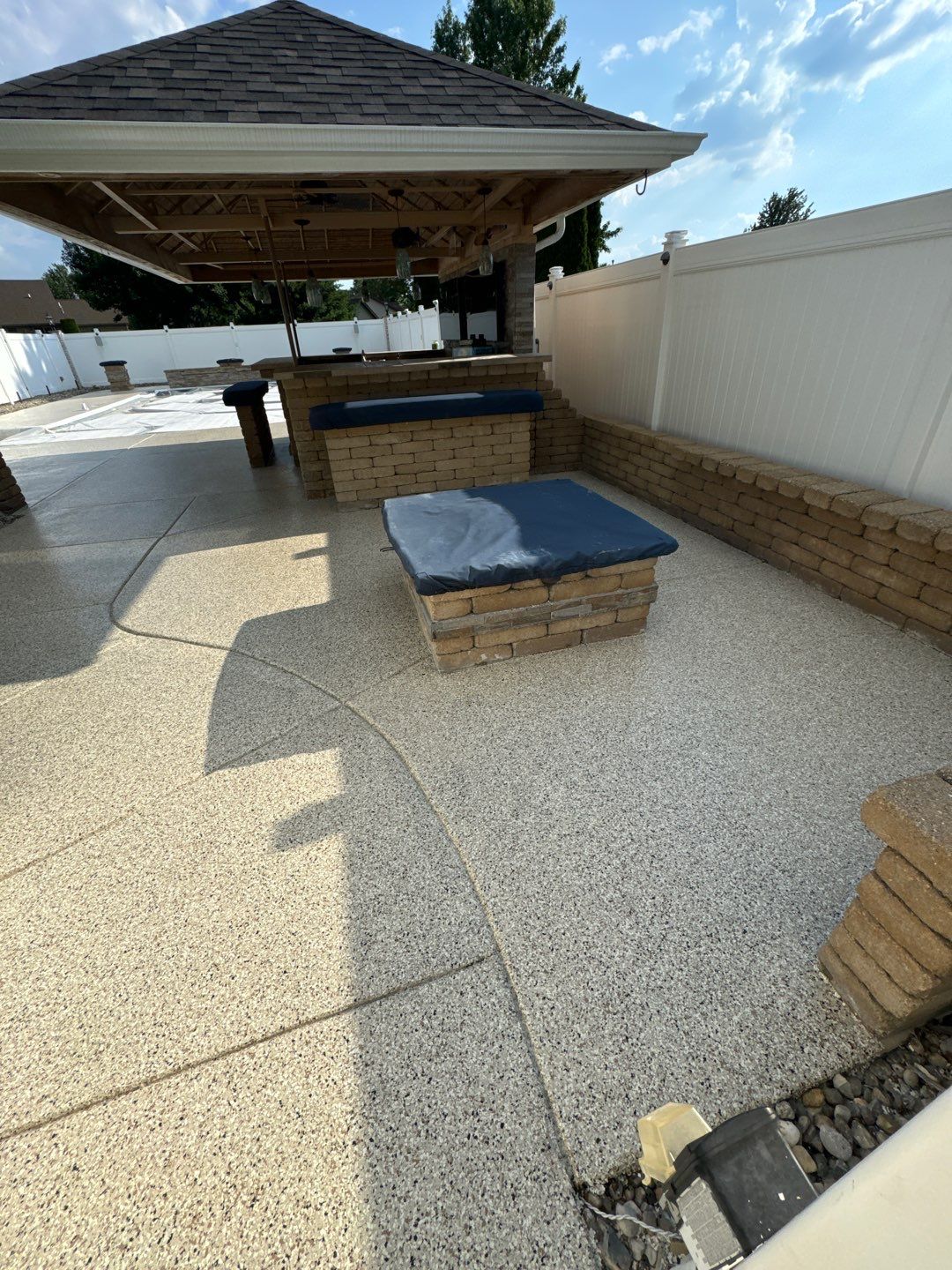 Shoreline Pool Deck Floor Coating by Level 10 Coatings